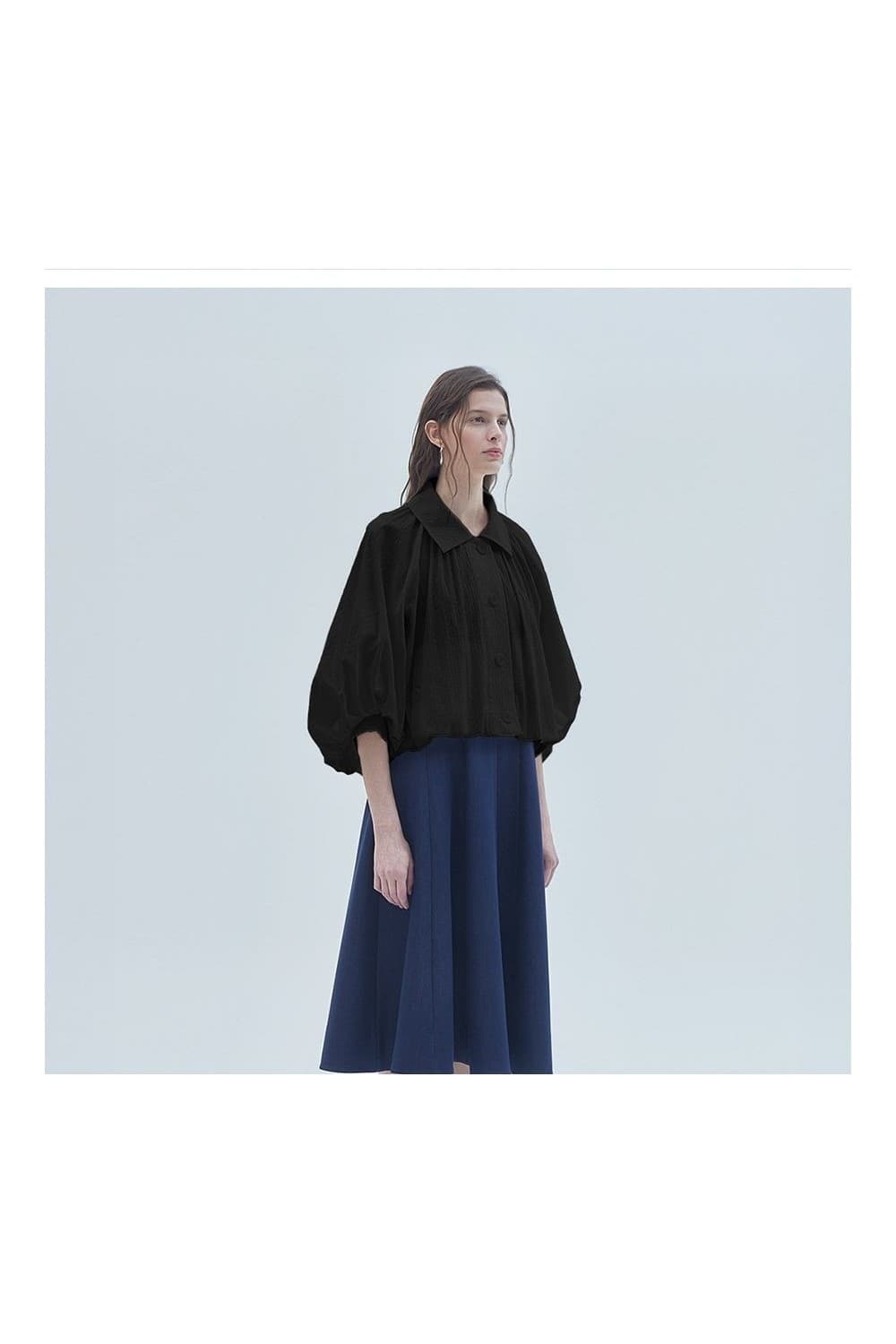 Wearable Dot Balloon Jacket Black — vue 3