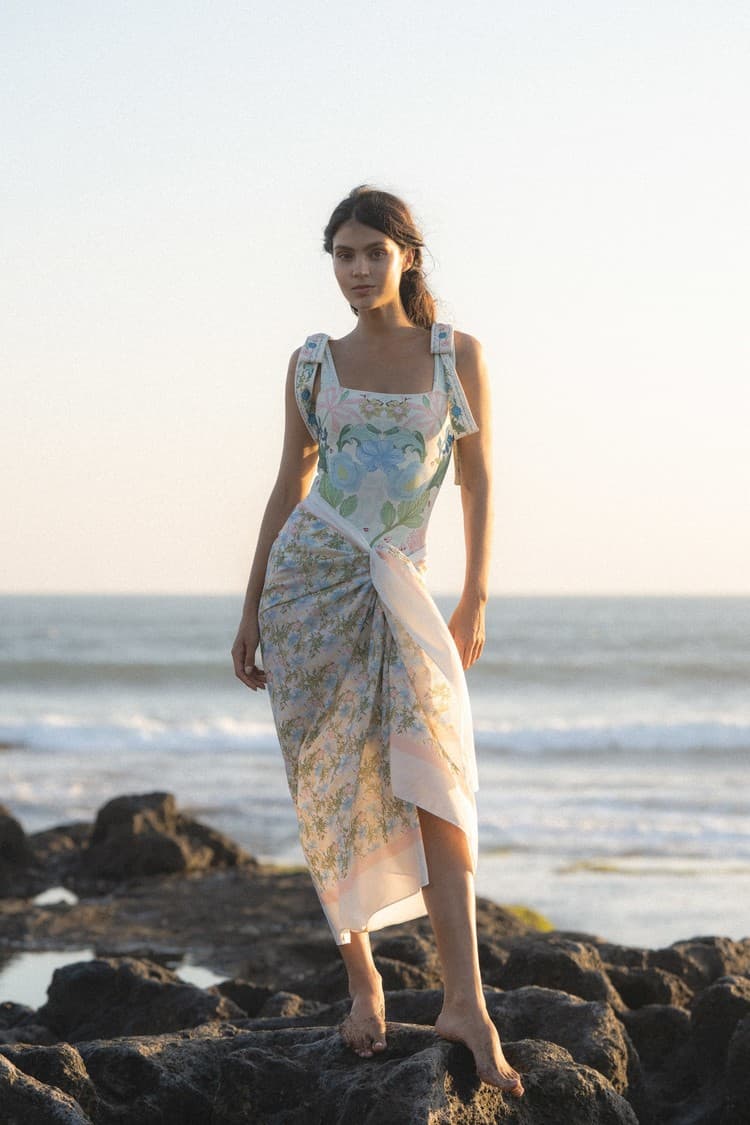 Morris Ivory Floral Swimsuit — vue 11