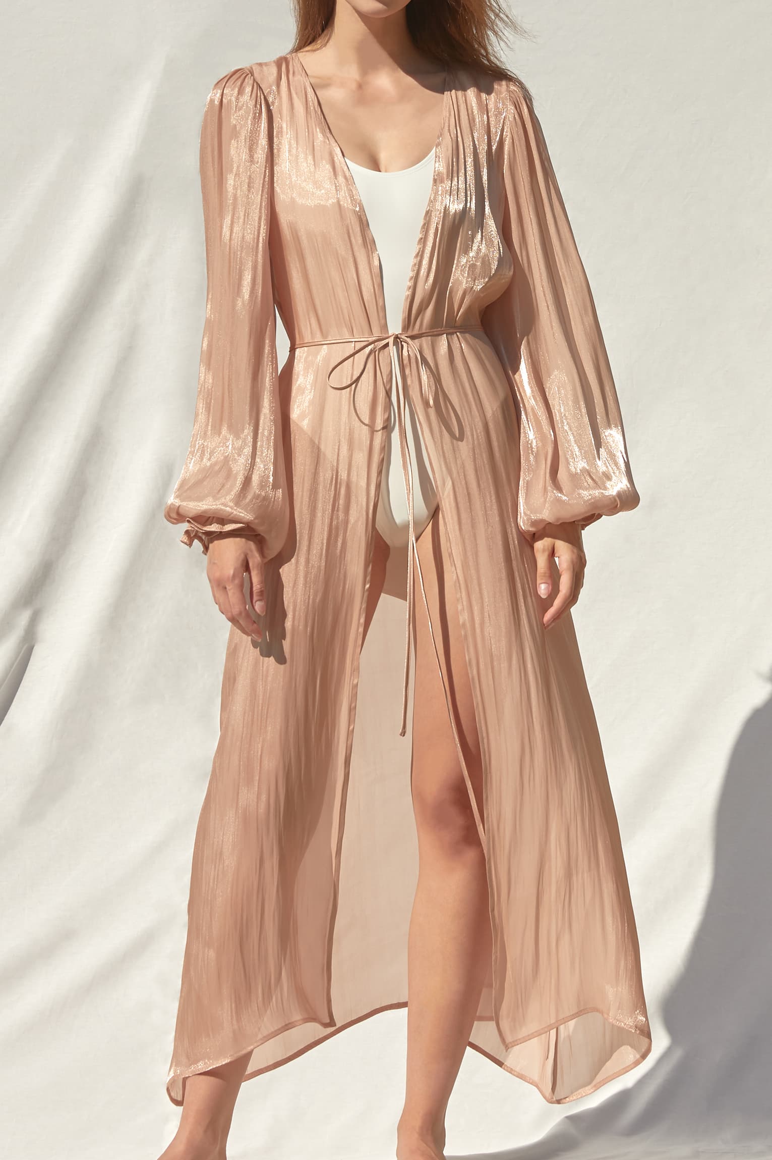 Isabel Rose-gold Robe