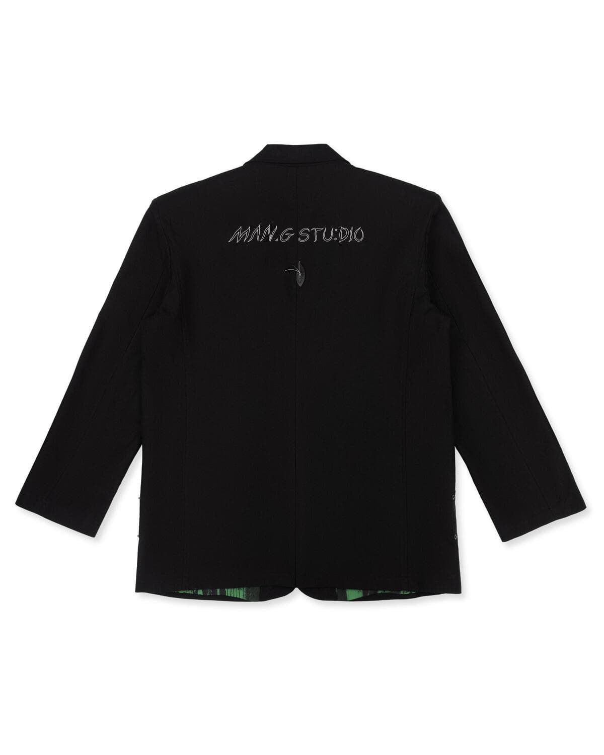Crease Out Pocket Blazer (Black) — vue 5