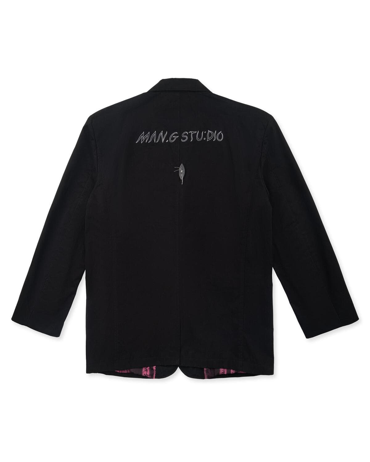 Shoulder Wing Point Blazer (Black) — vue 5