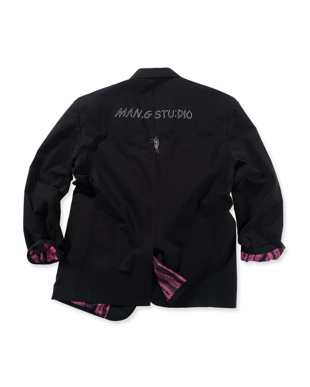 Shoulder Wing Point Blazer (Black)