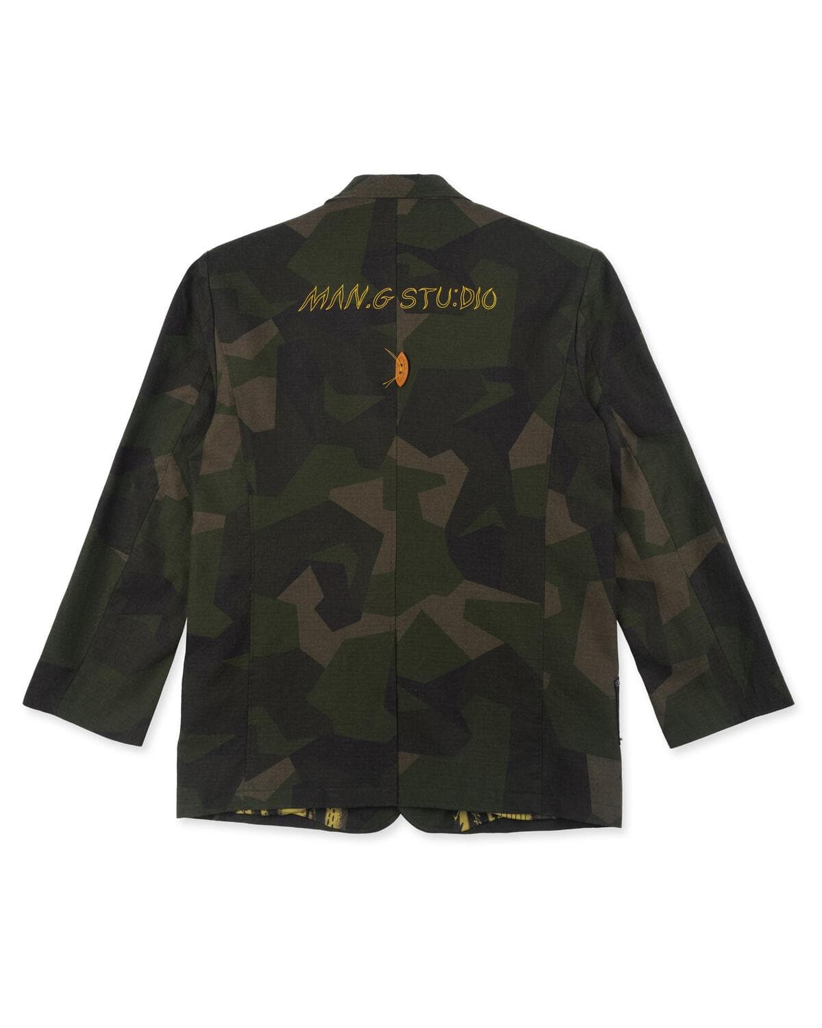 Crease Camouflage Out Pocket Blazer — vue 5