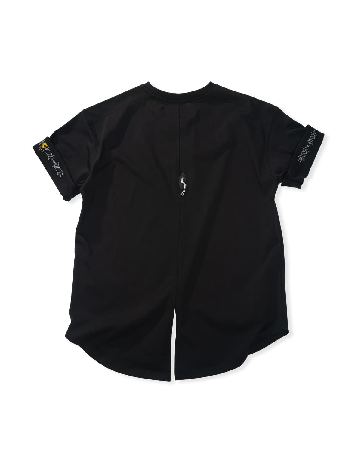 Rolled Sleeve T-Shirt (Black)