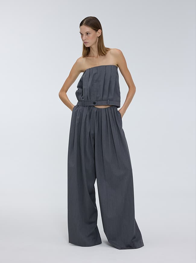 Wide Pleated Pants — vue 8