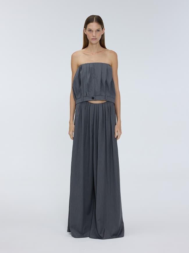 Wide Pleated Pants