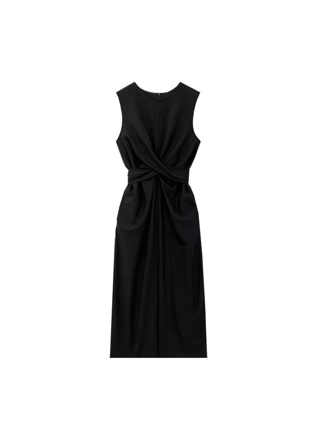 Middle Bow Long Dress