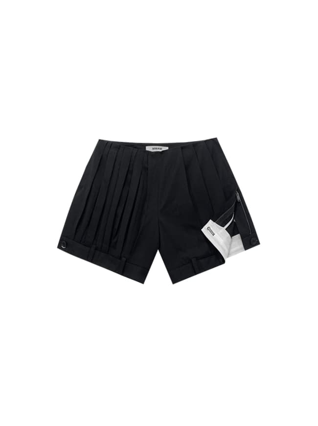 Side Zipper Slit Short — vue 2