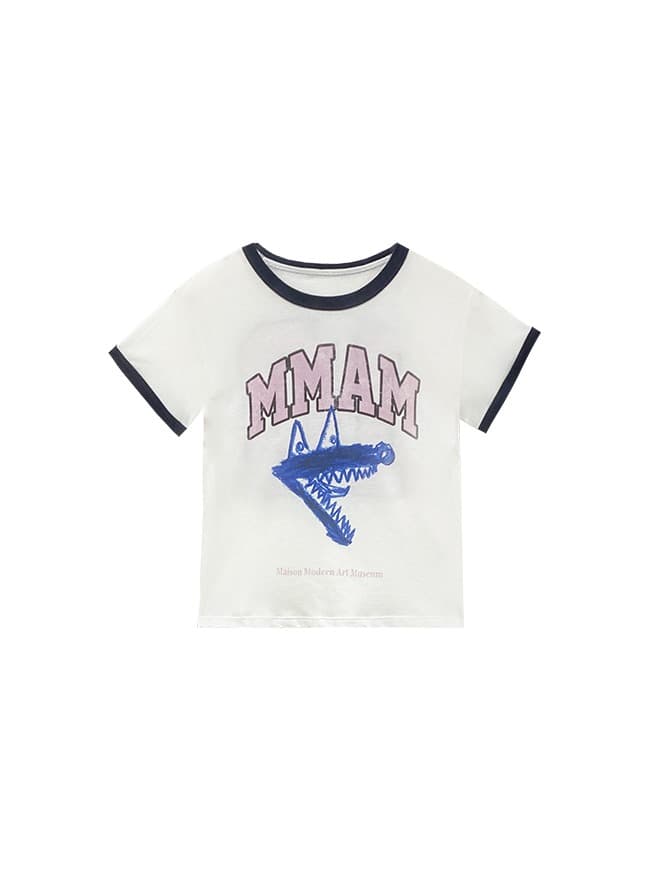 Pink Logo Printing T-Shirt