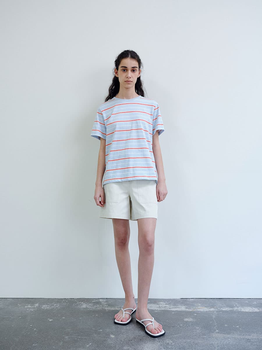 TIR MULTI STRIPE T-SHIRT_SKY BLUE — vue 5