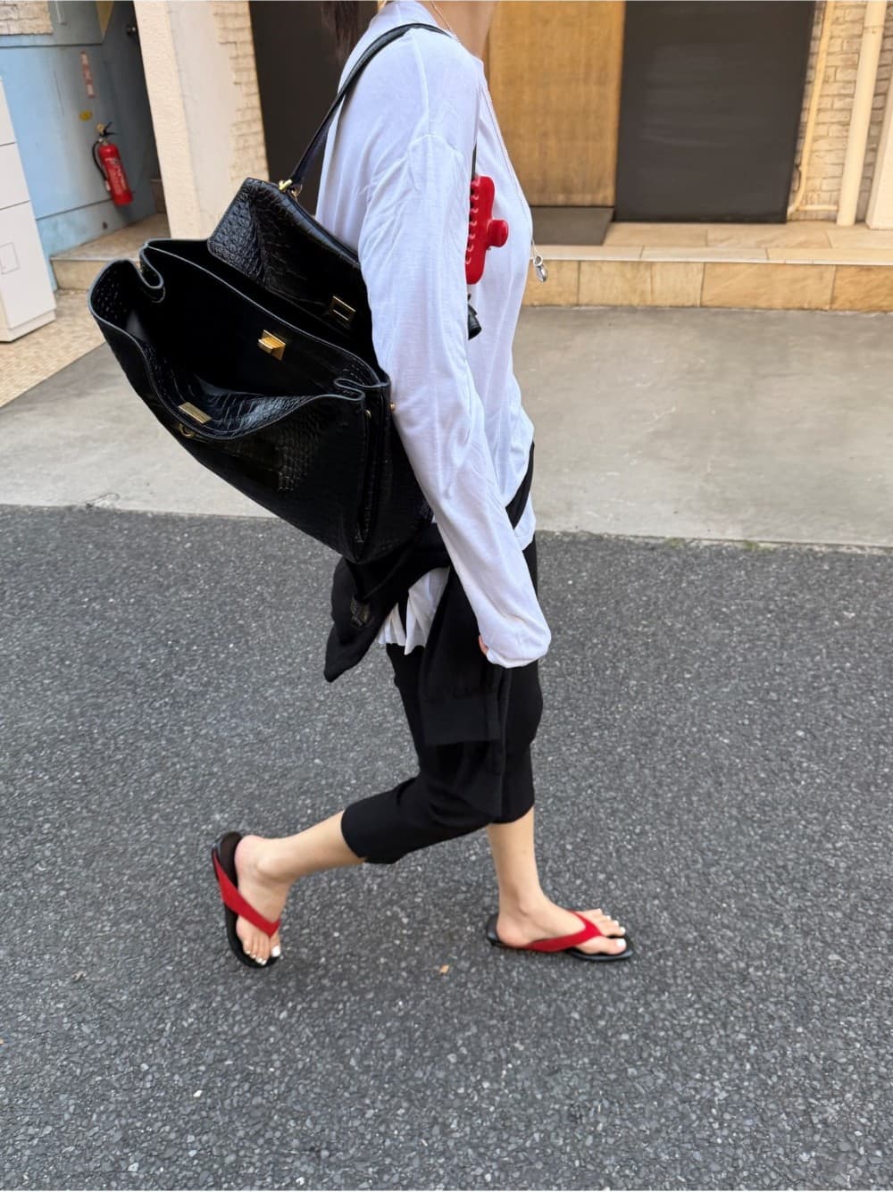 TENCEL BOX TEE - WHITE — vue 6