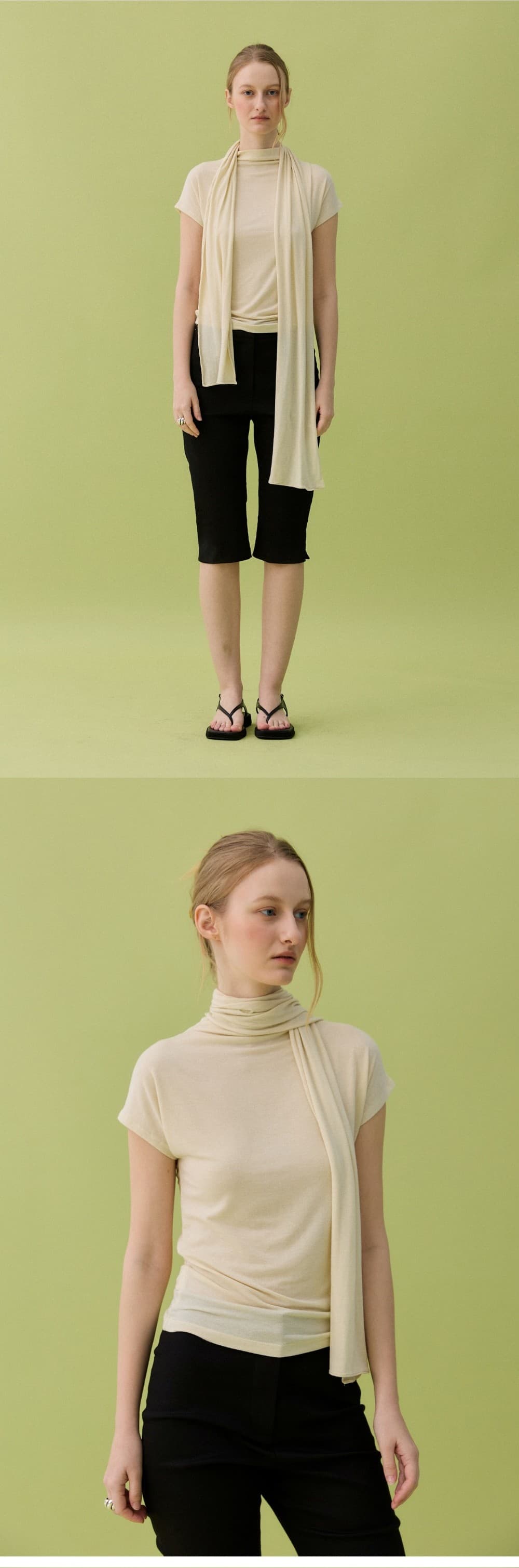 NUA MOCK NECK SET - YELLOW — vue 7