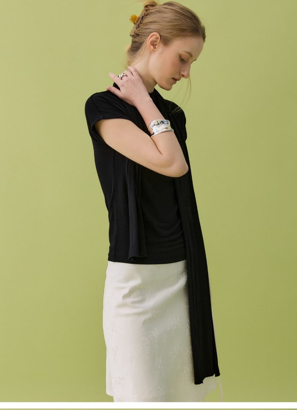 NUA MOCK NECK SET - BLACK — vue 9