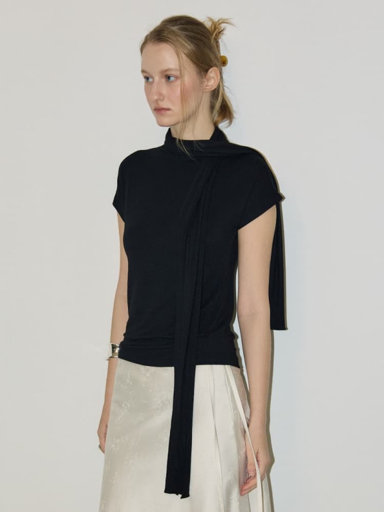 NUA MOCK NECK SET - BLACK — vue 1