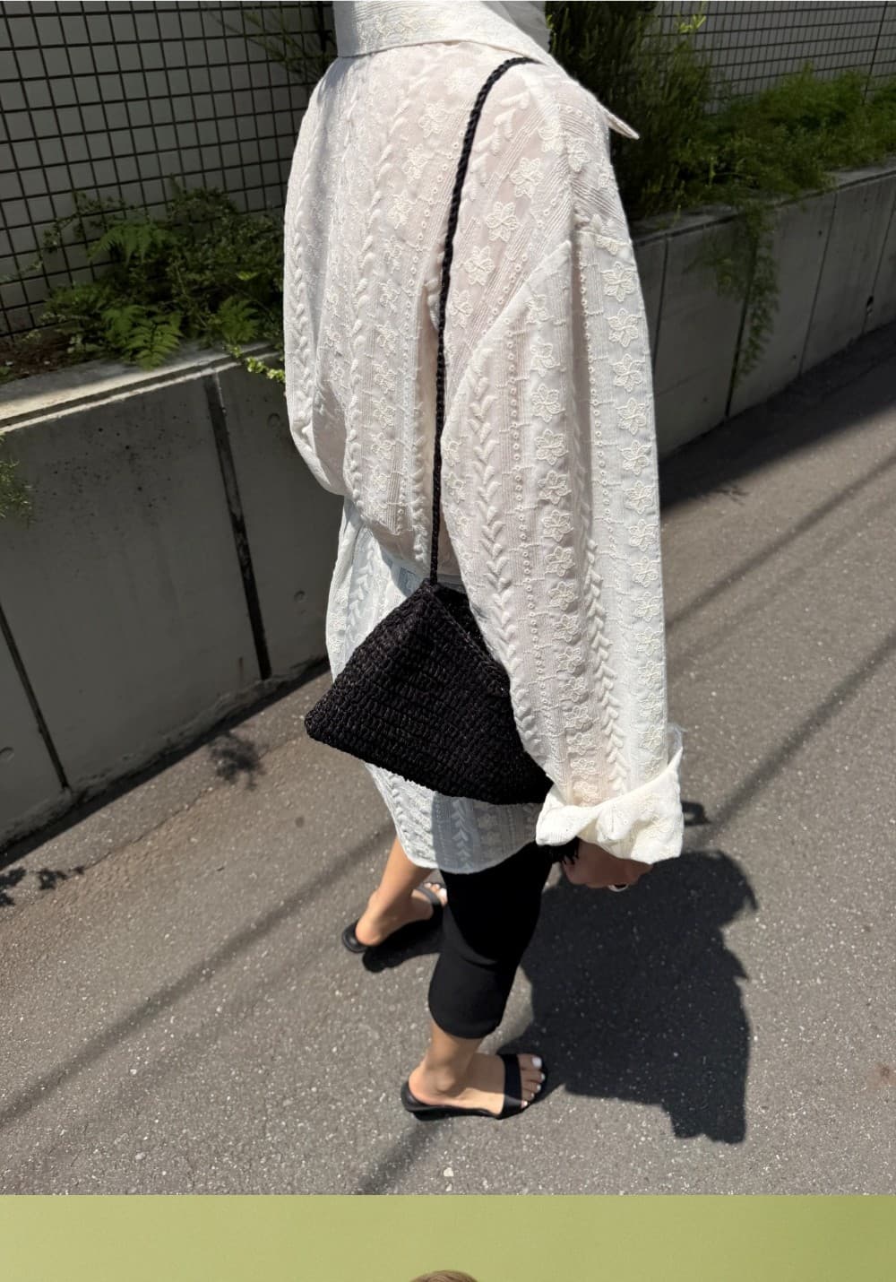 CLAIR LACE SHIRT - CREAM — vue 4