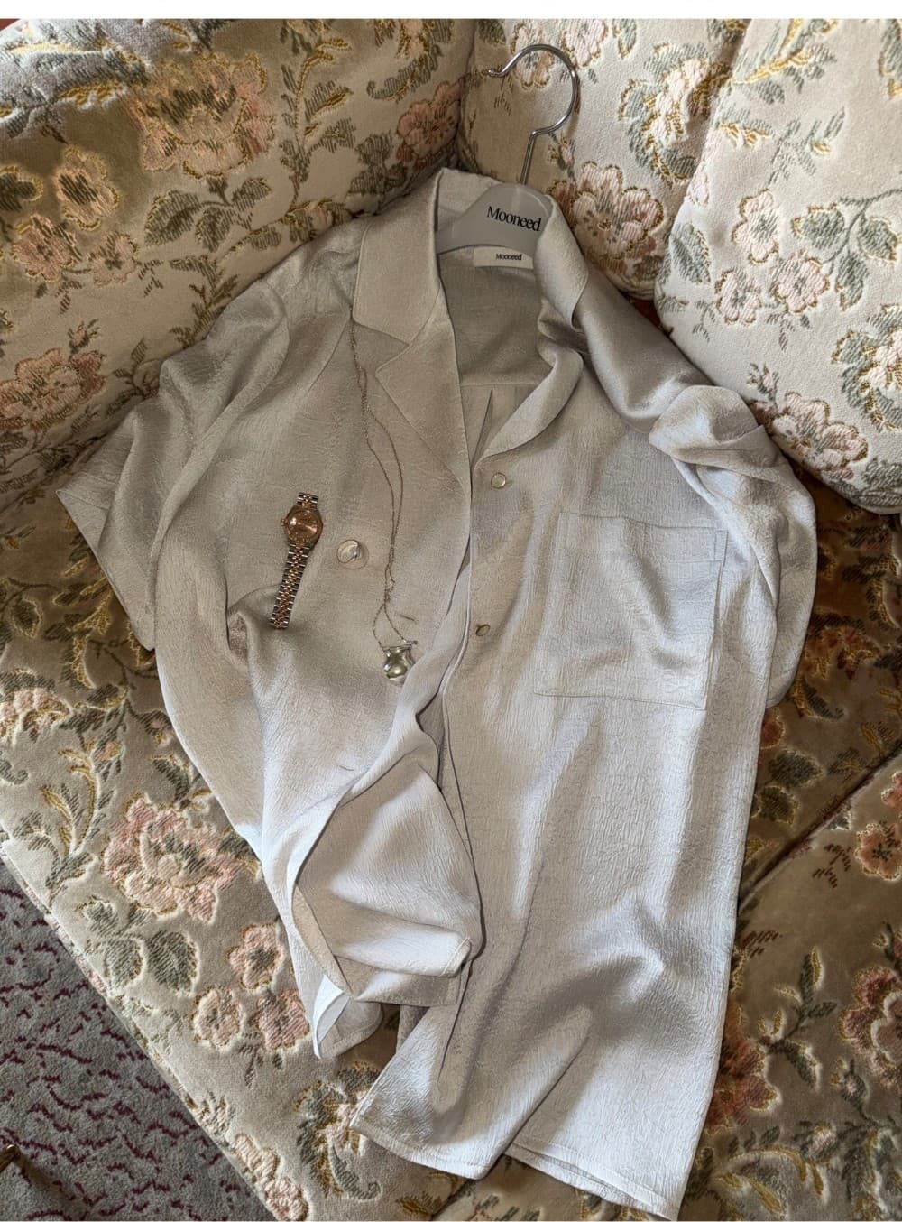 PEARL HALF SHIRT - LIGHT SILVER — vue 6