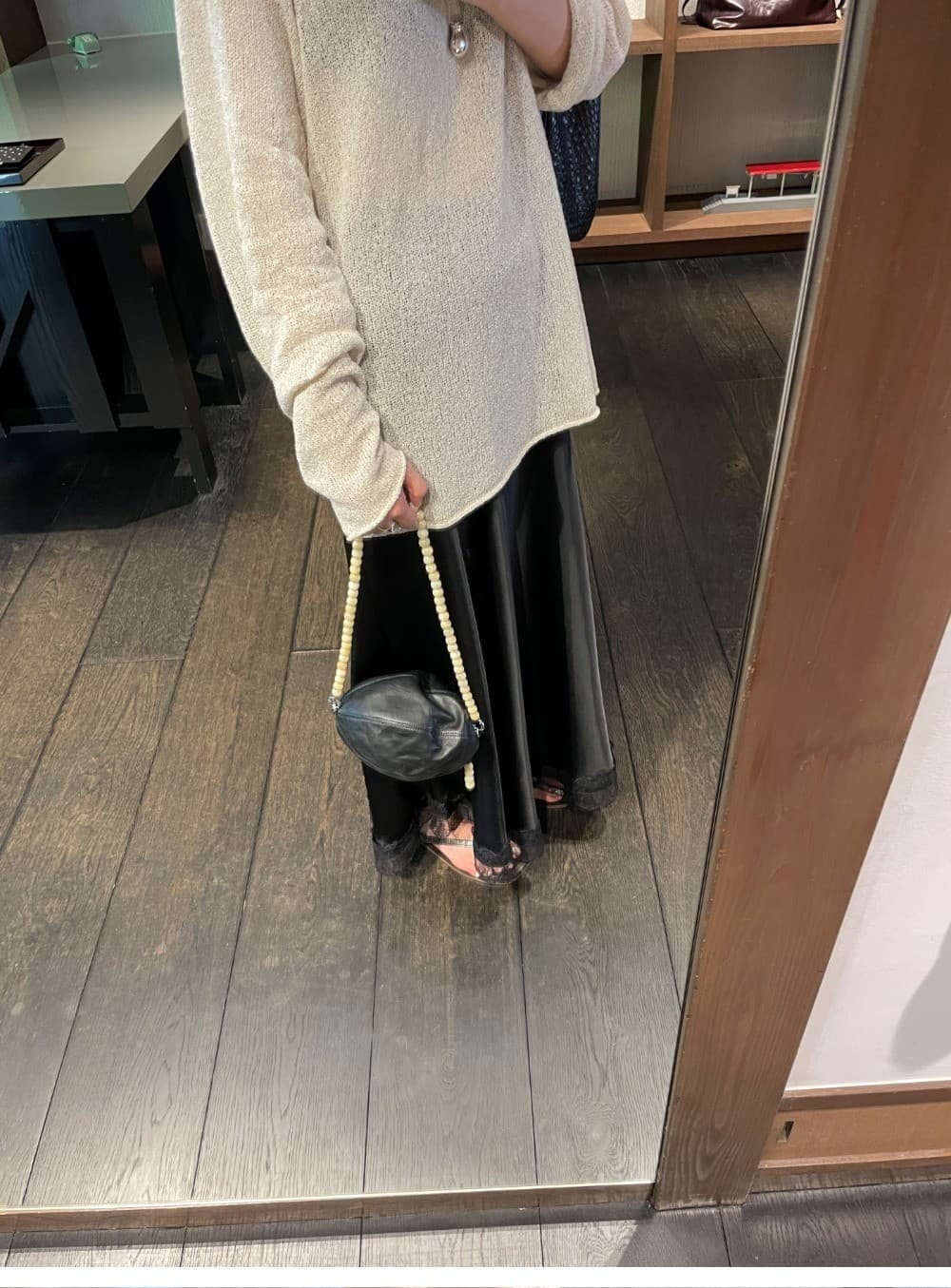 YURA LINEN PULLOVER - BEIGE — vue 2