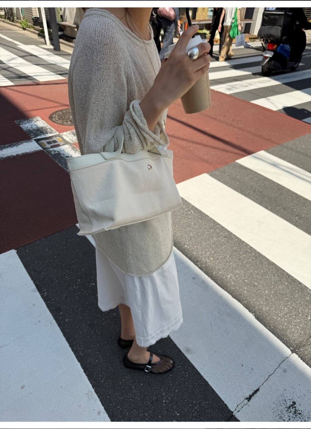 ORA COTTON LACE SKIRT - WHITE — vue 7