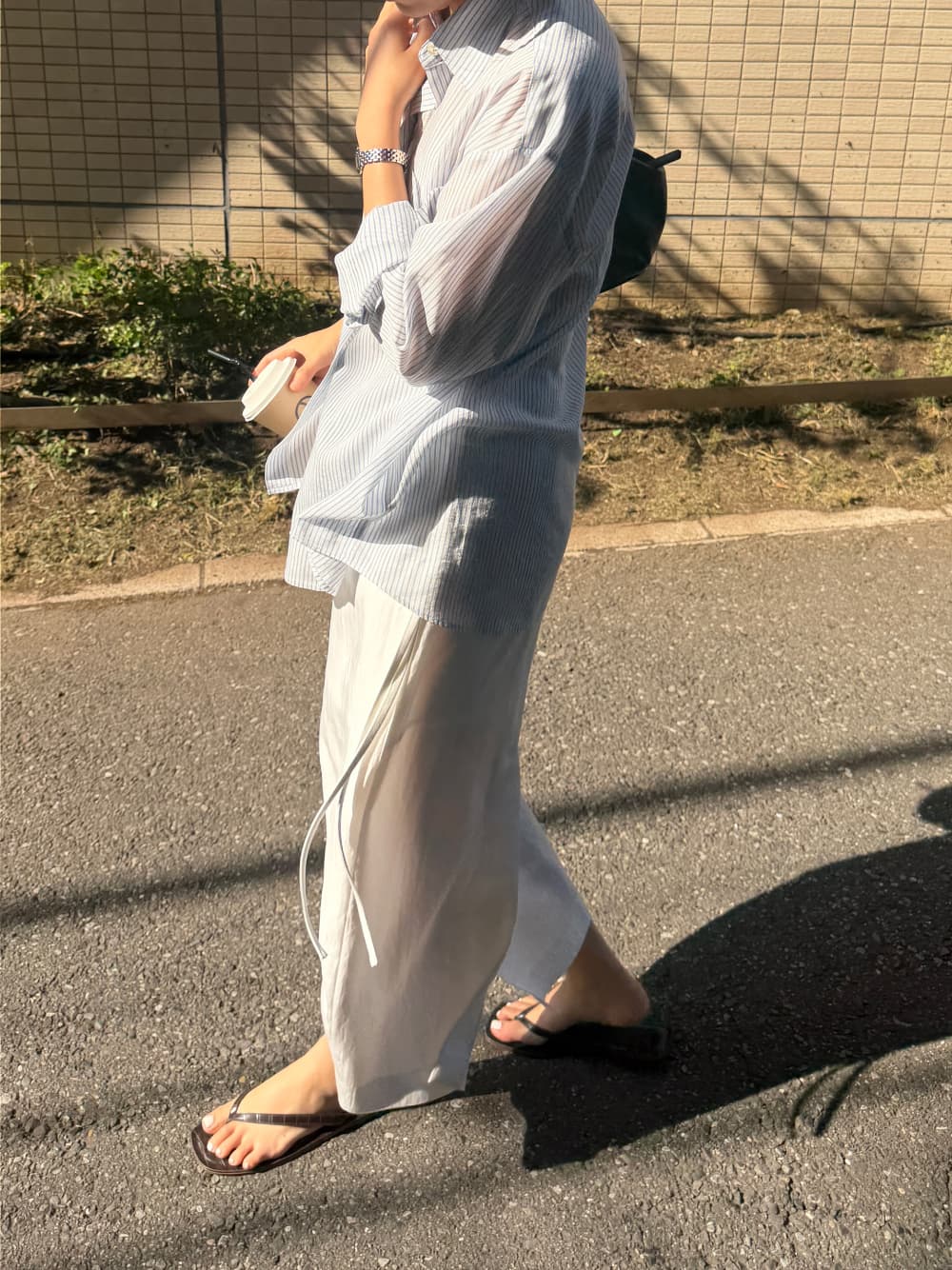 PURE H LINE SKIRT - WHITE — vue 5