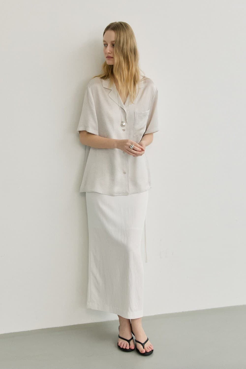 PURE H LINE SKIRT - WHITE — vue 6