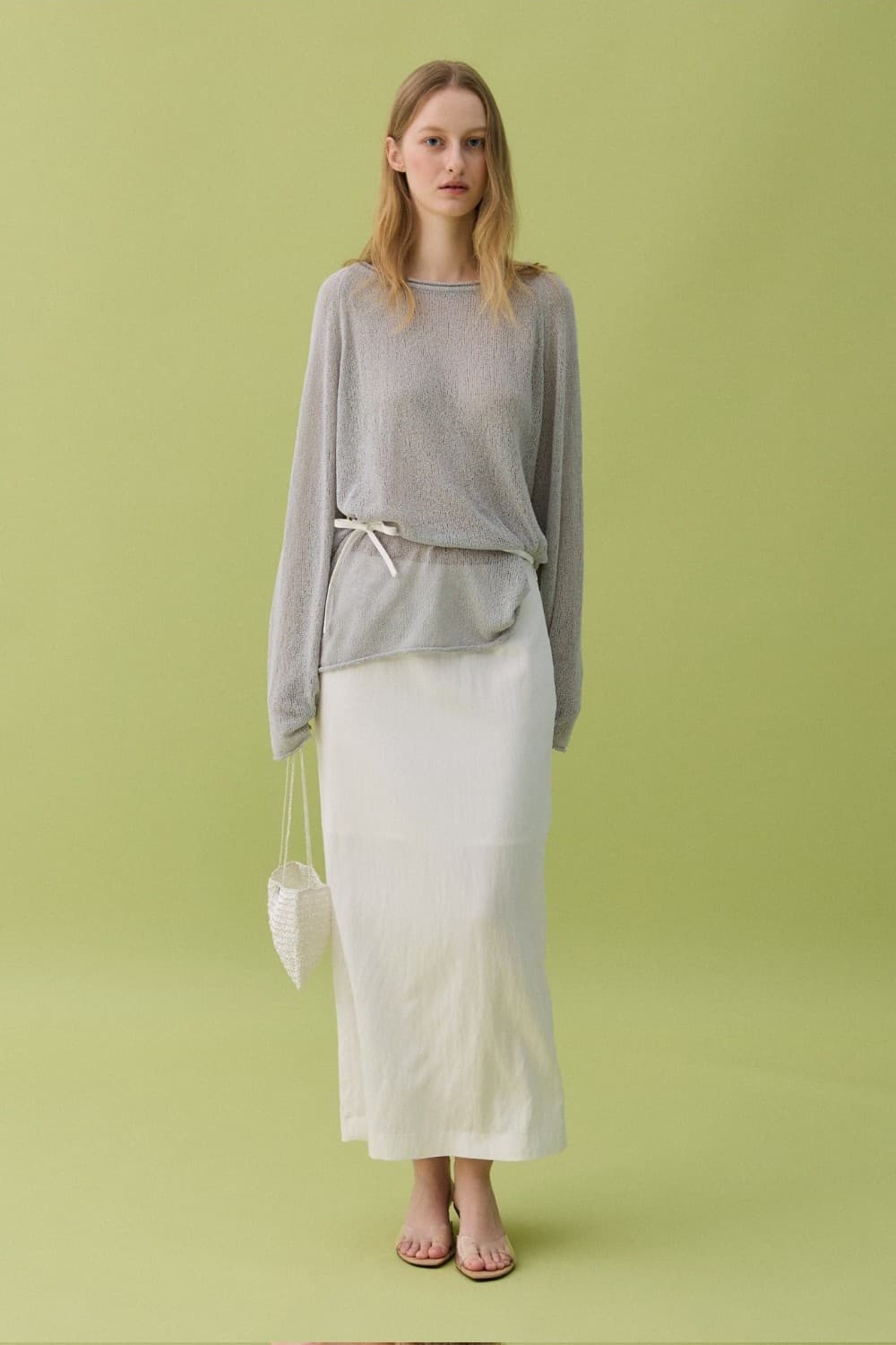 PURE H LINE SKIRT - WHITE — vue 11