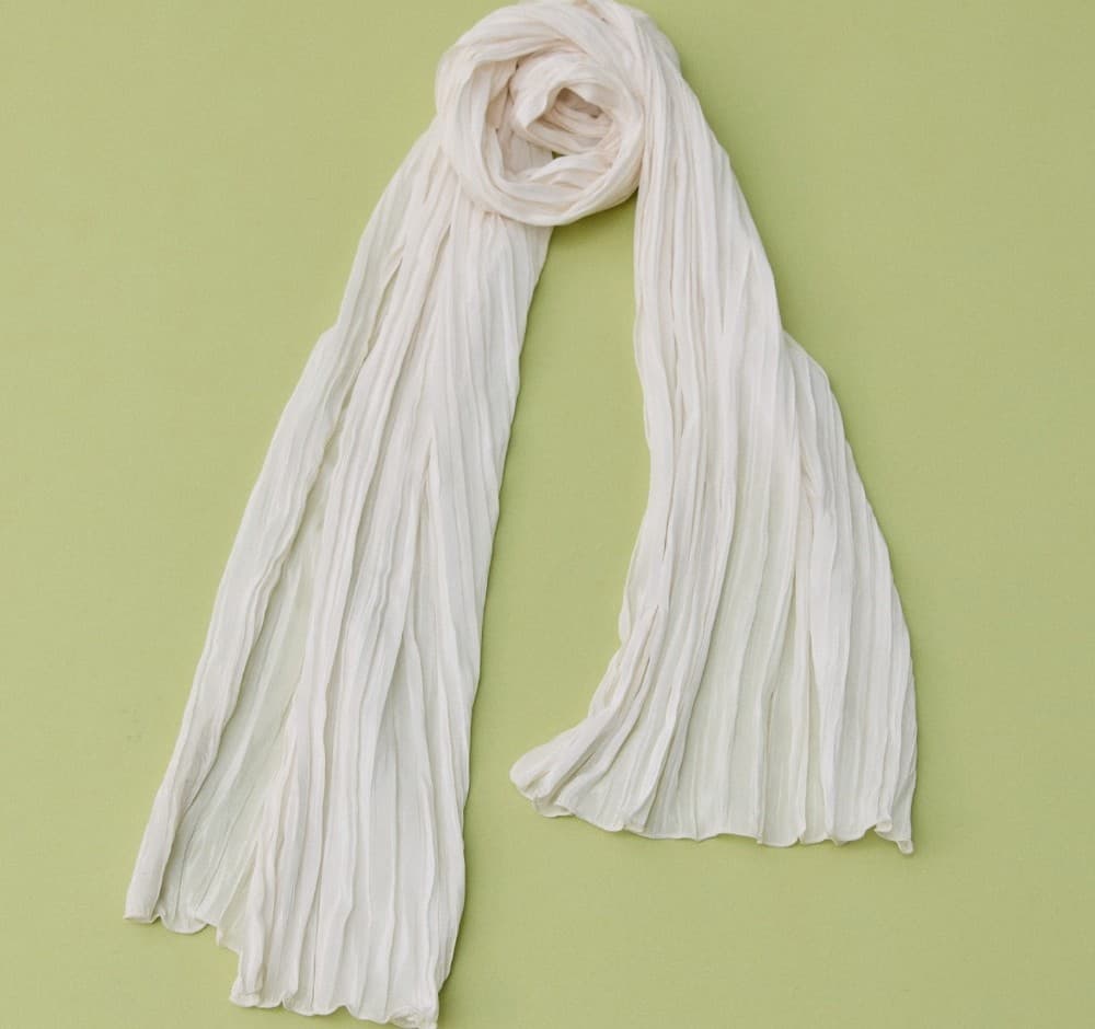 GLOSS MUFFLER - CREAM — vue 10
