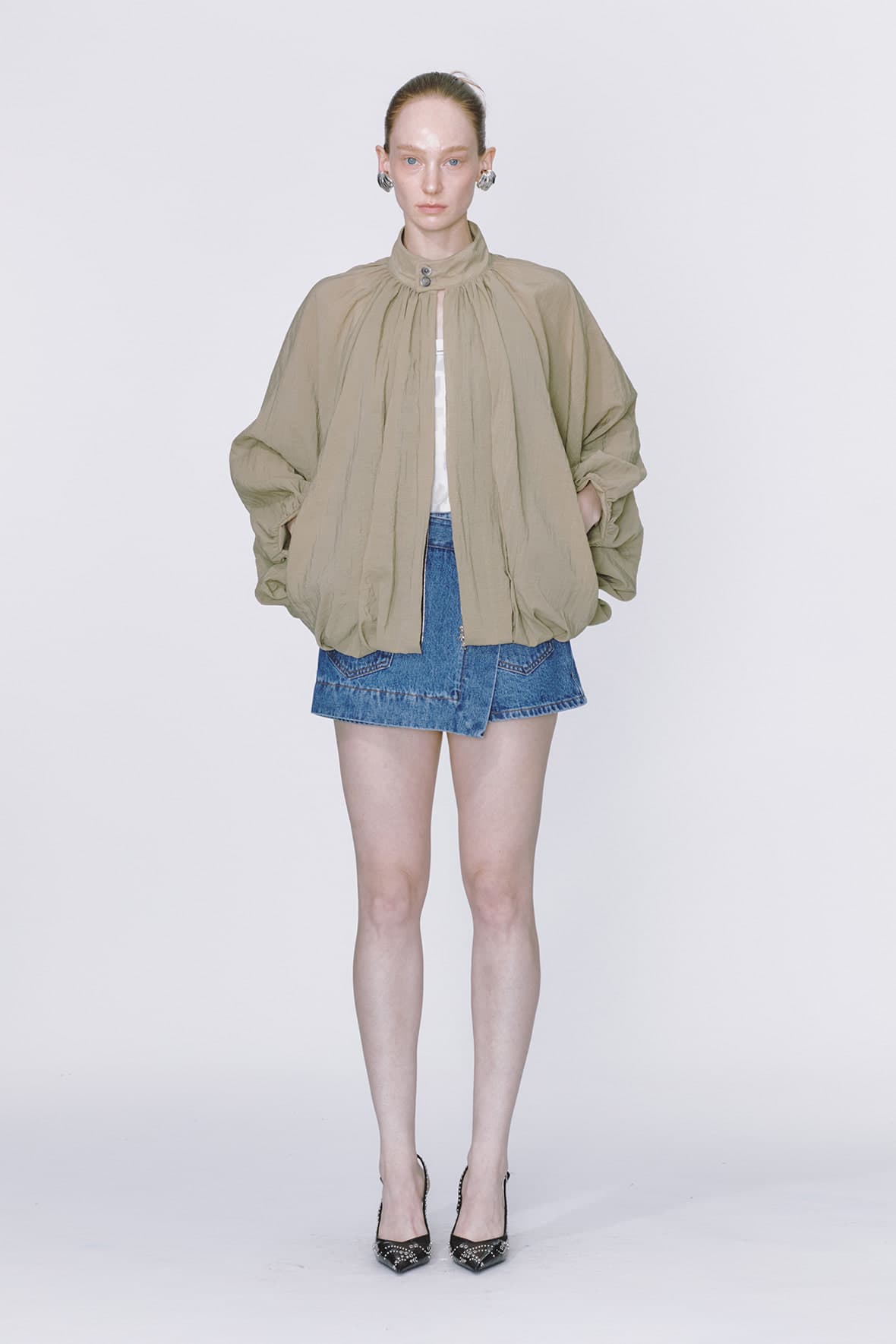 Balloon Hem Herrington Jacket — vue 1