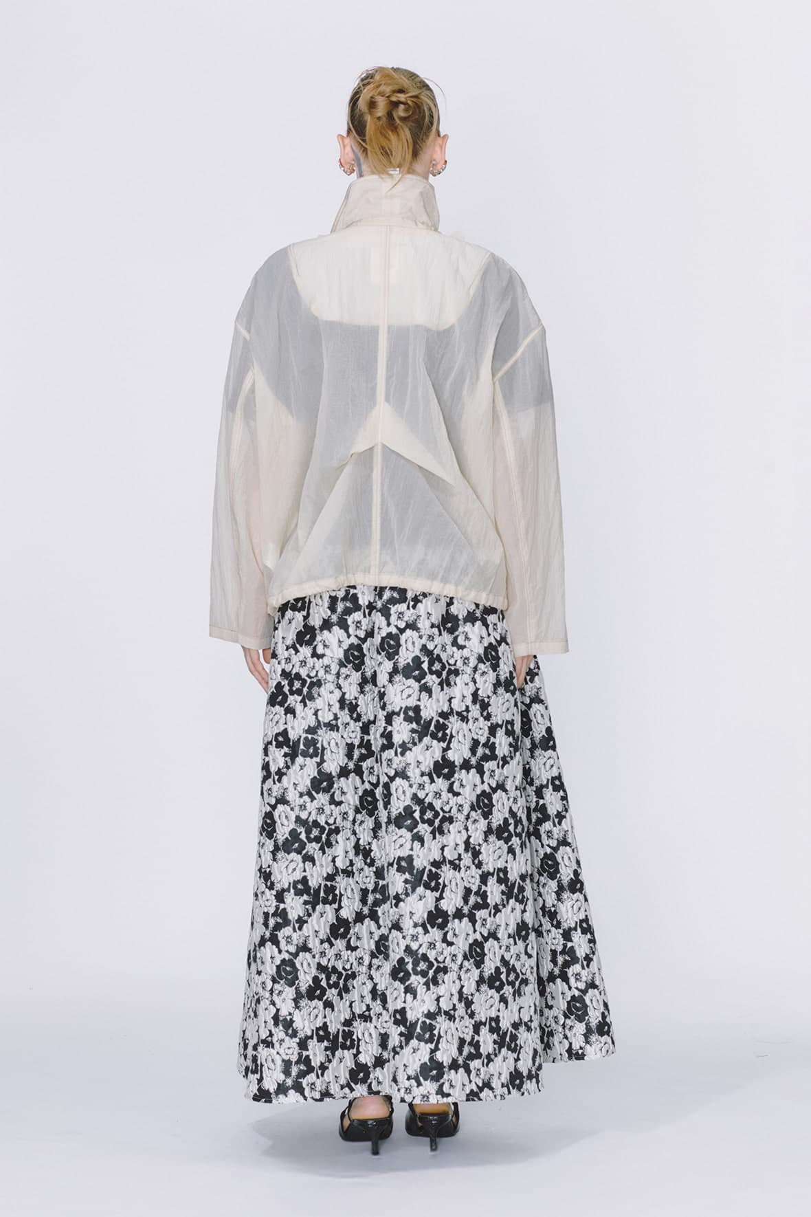 Oversized Drawstring Shawl Collar Jumper — vue 5