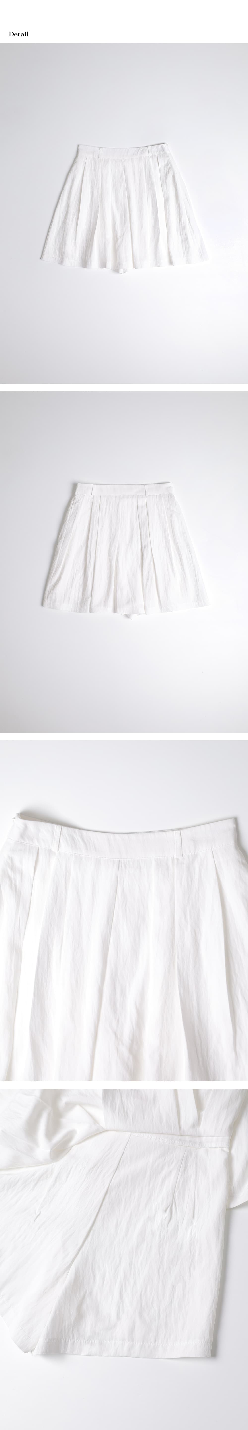 Irregular tuck skirt pants (ivory) orc 6061 — vue 8