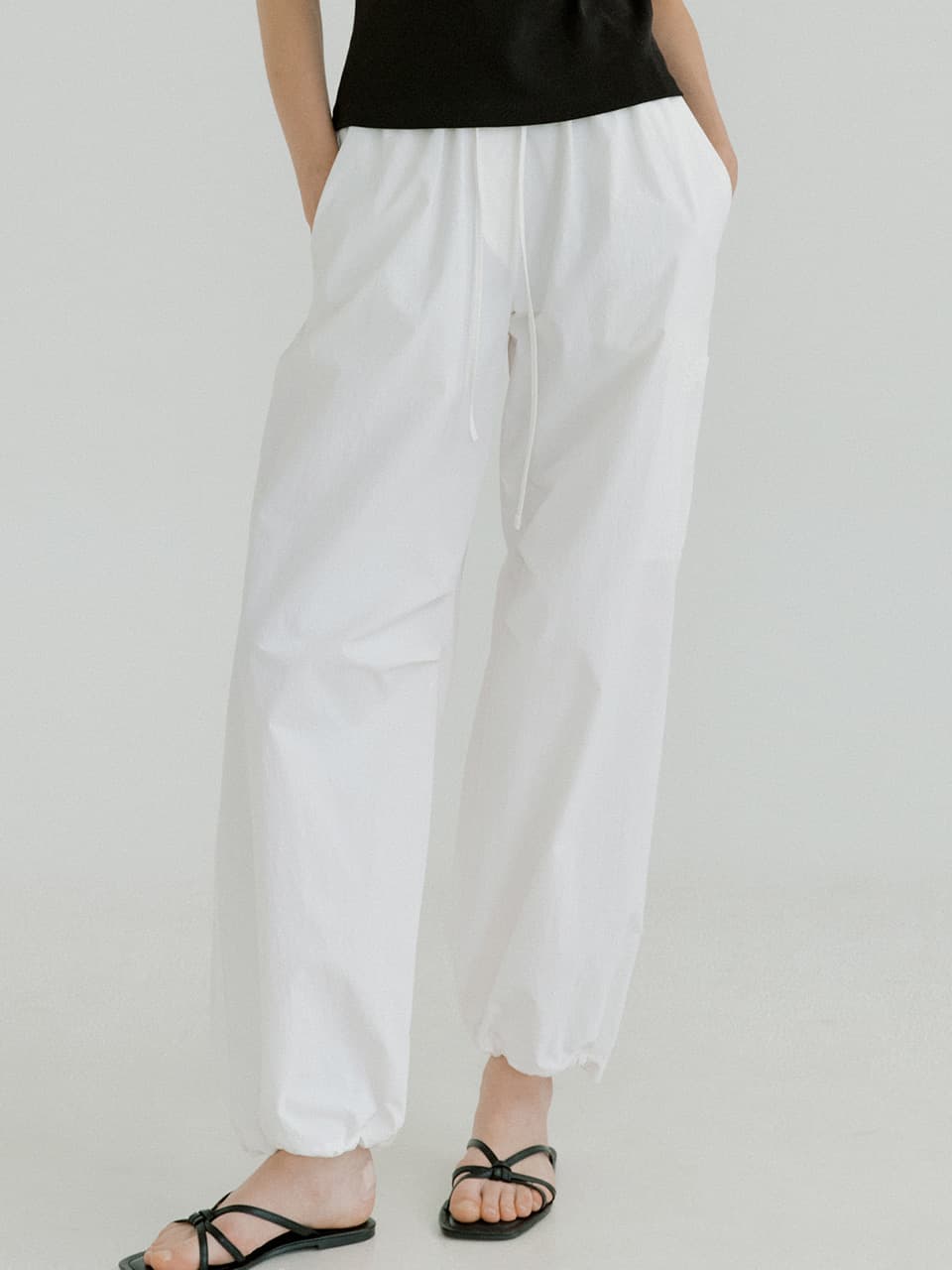 parachute pants (ivory) orc 6063 — vue 1