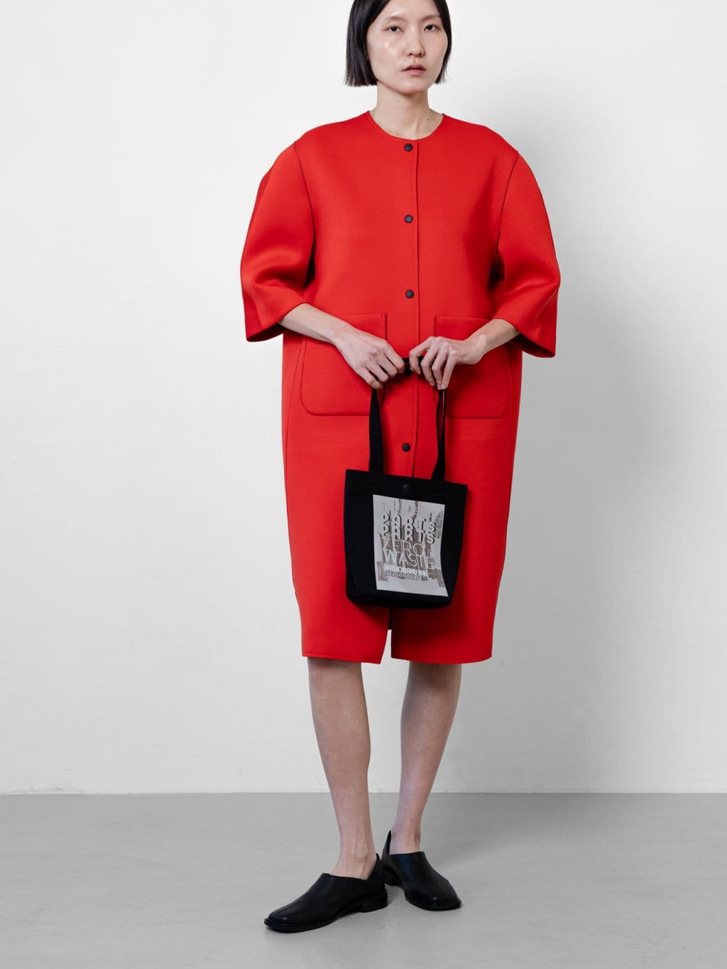 Reversible Two-Way Coat (Red) — vue 1