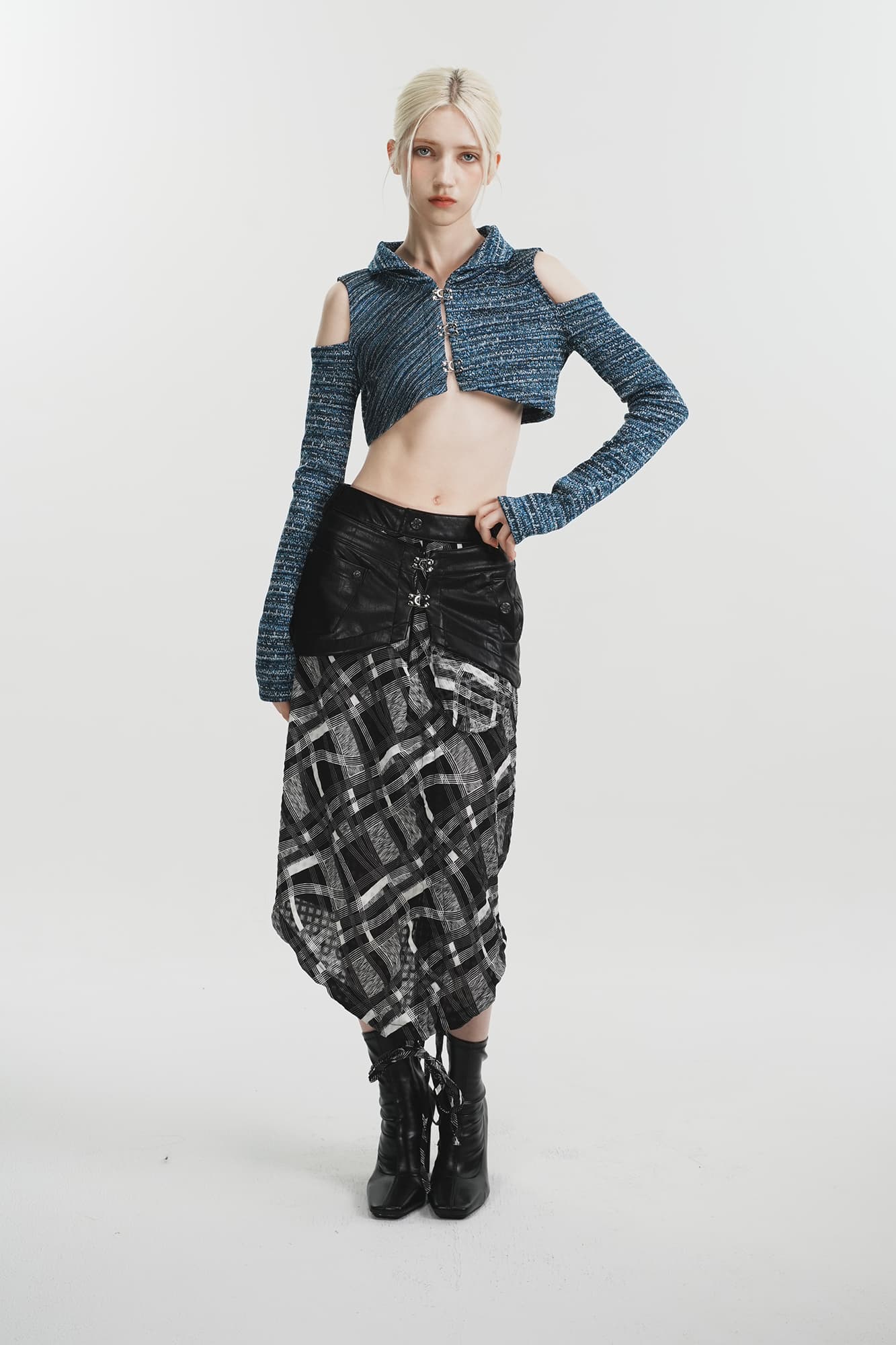 Shirring Panel Skirt — vue 2