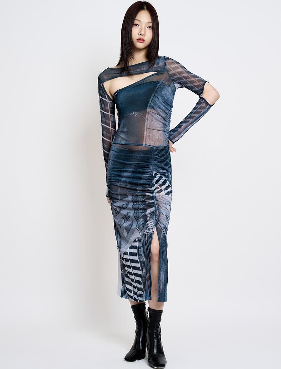 Interstice Mesh Dress — vue 7