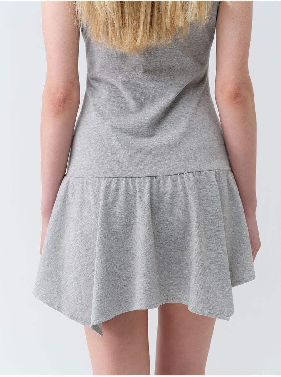 Layered Shirring Sleeveless Dress — vue 7
