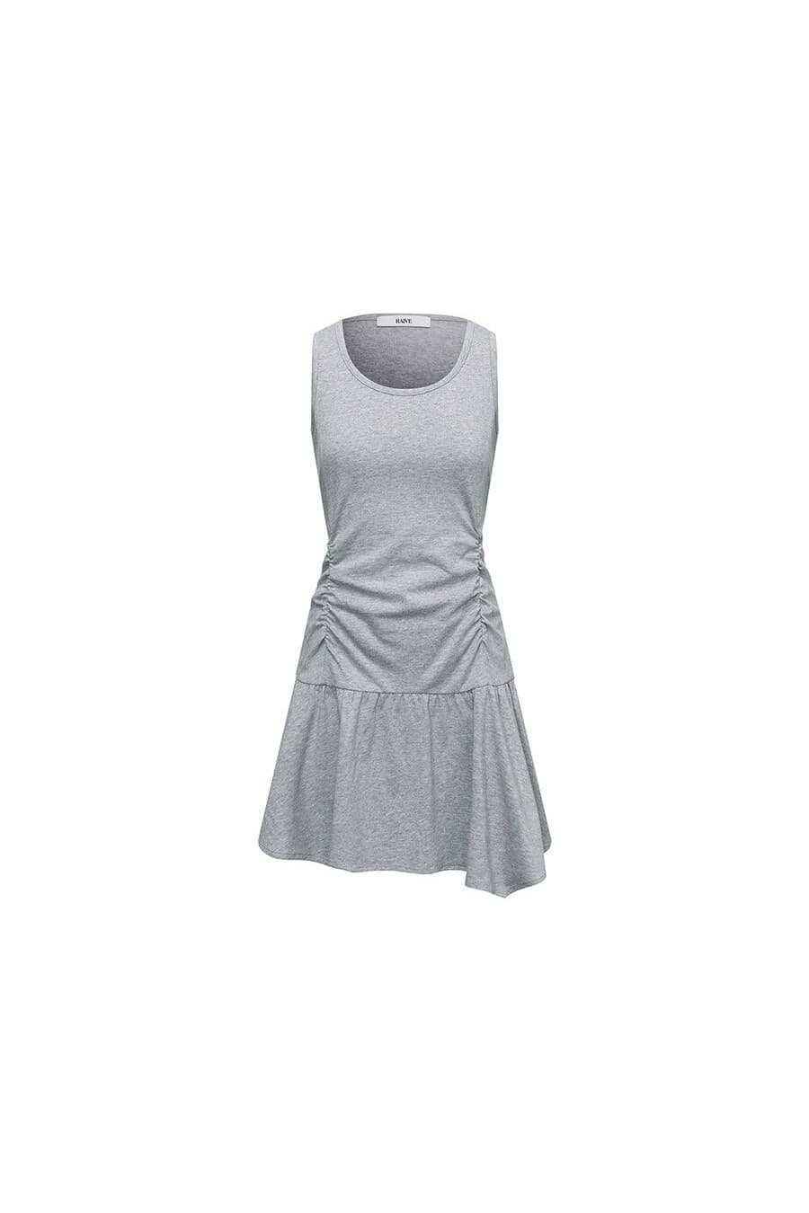 Layered Shirring Sleeveless Dress — vue 8