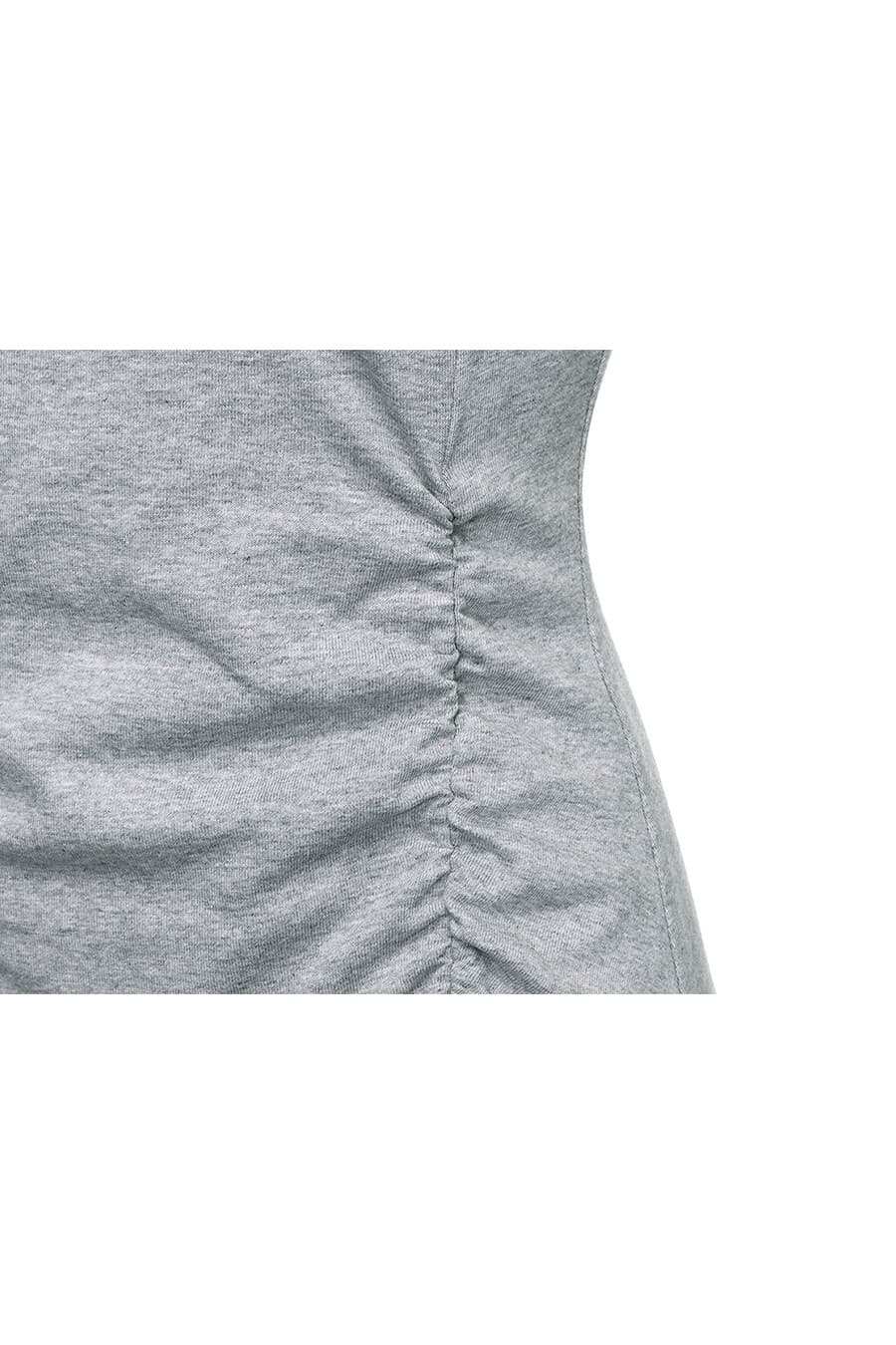 Layered Shirring Sleeveless Dress — vue 9