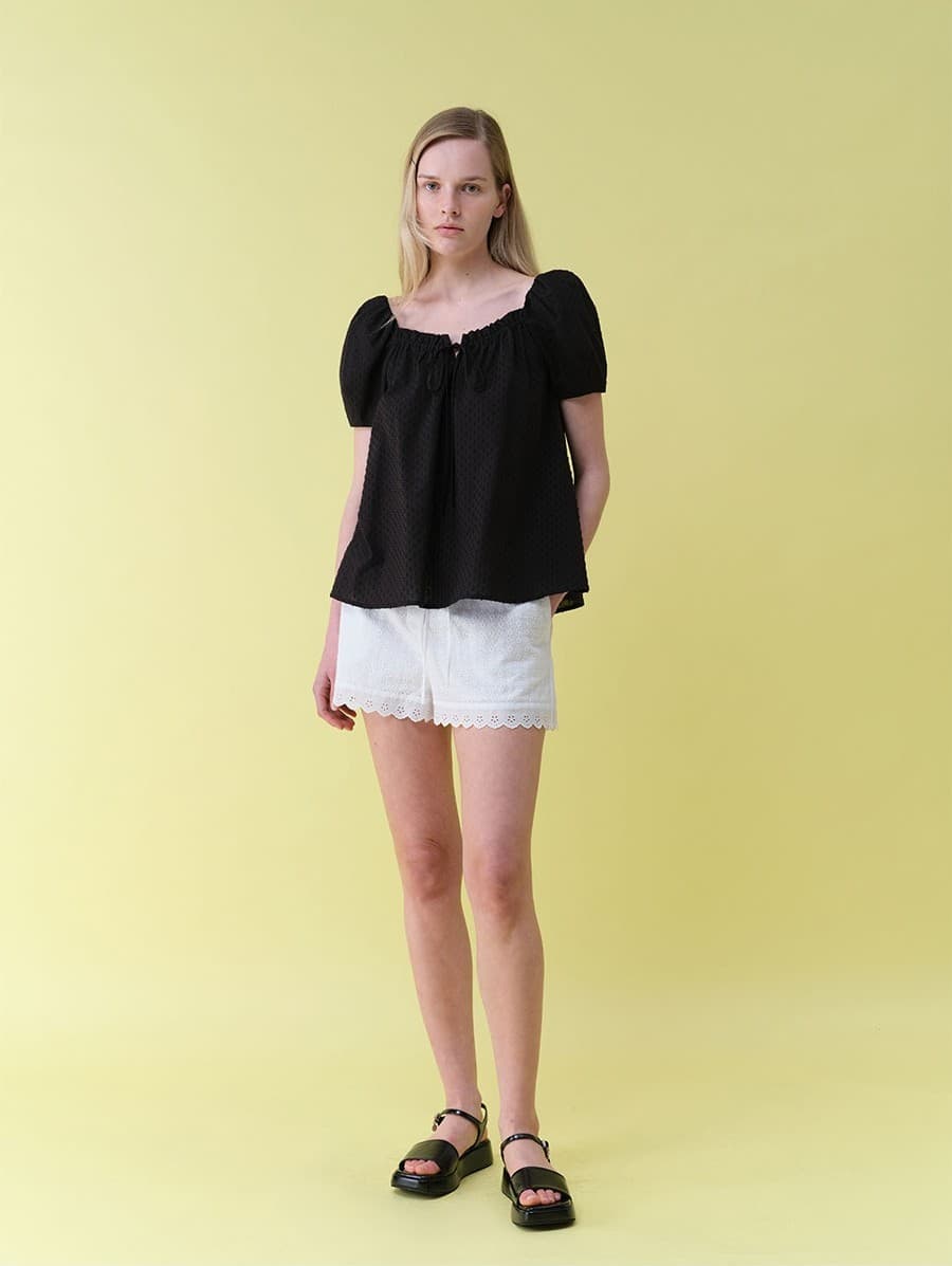 Shirring Flare Blouse — vue 6
