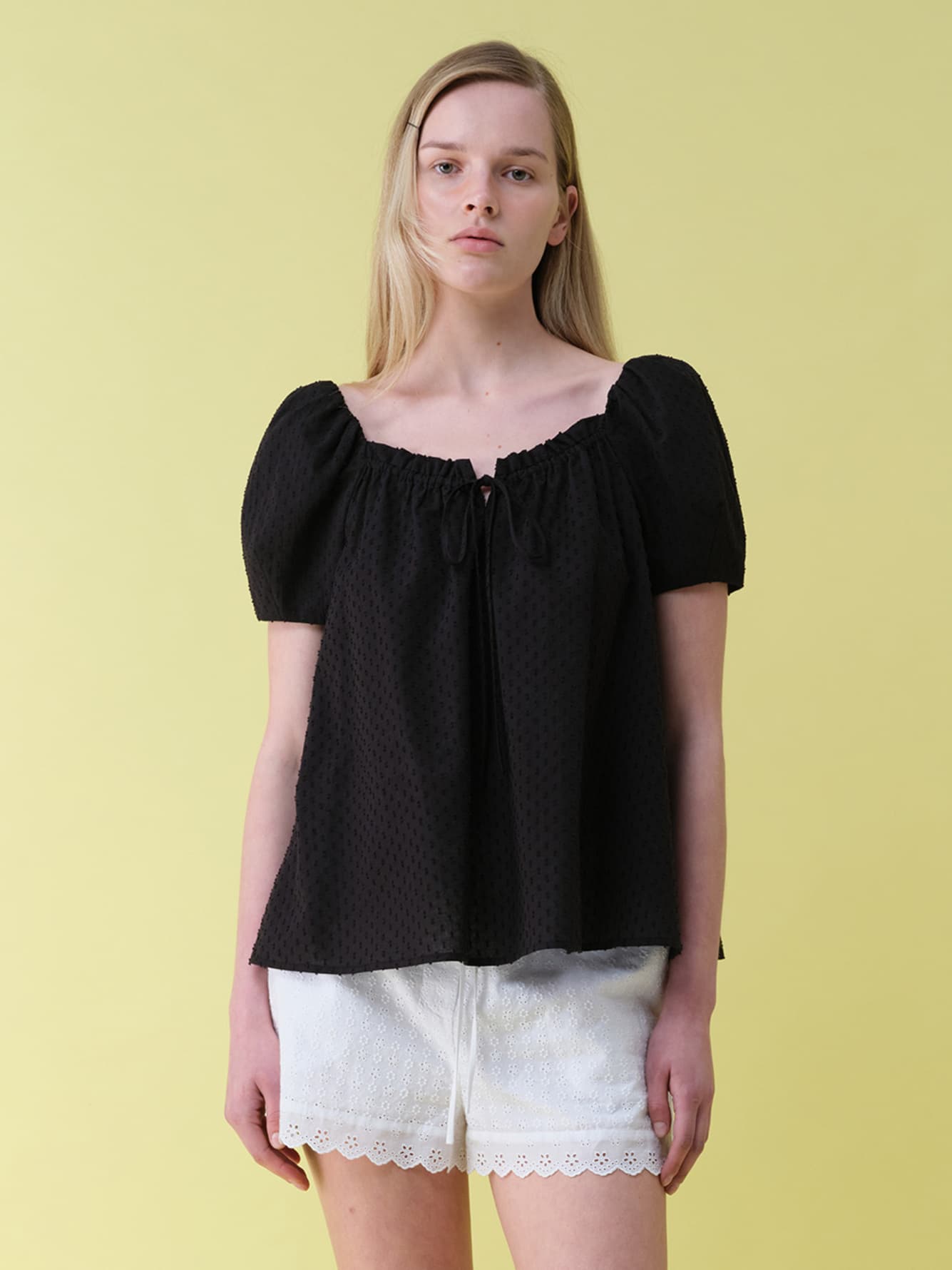 Shirring Flare Blouse — vue 1