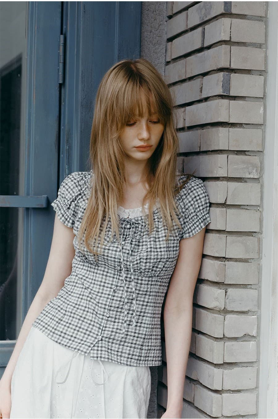 Check Banding Blouse — vue 5