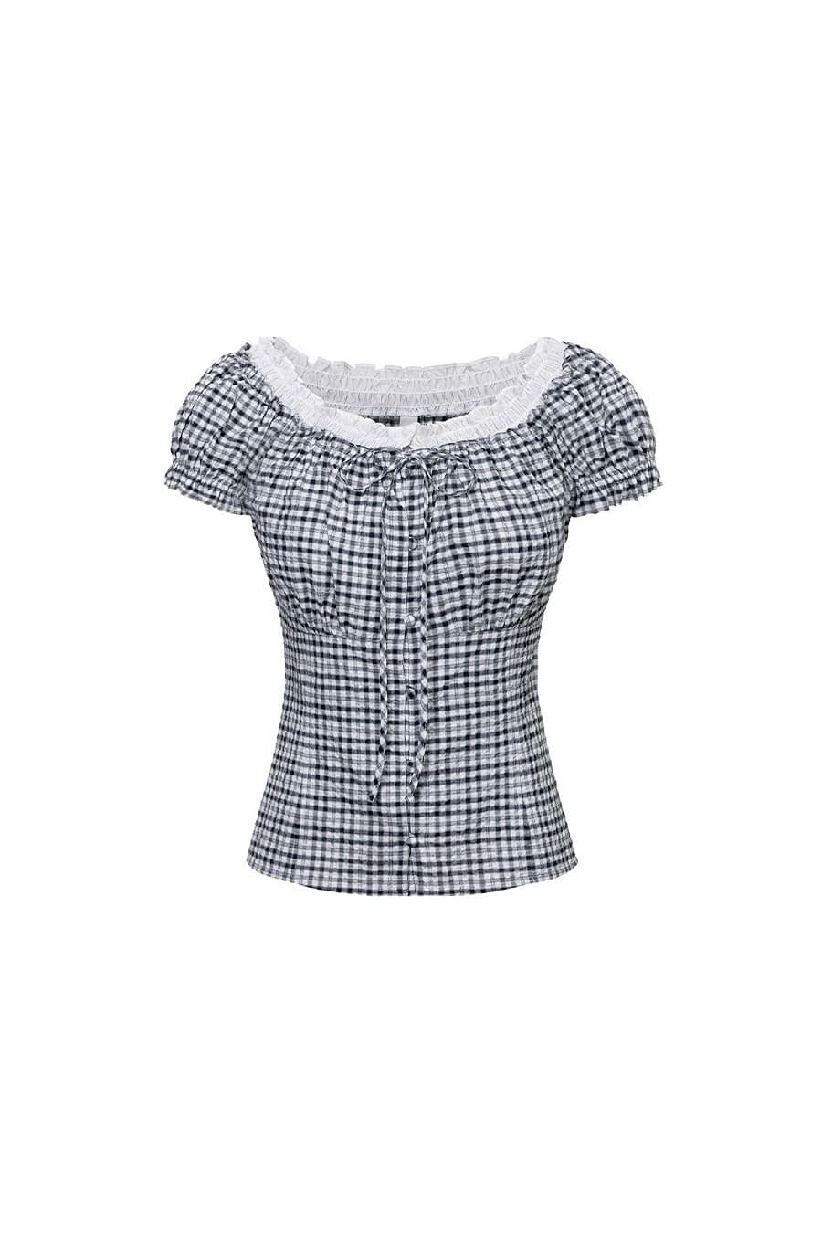 Check Banding Blouse — vue 7