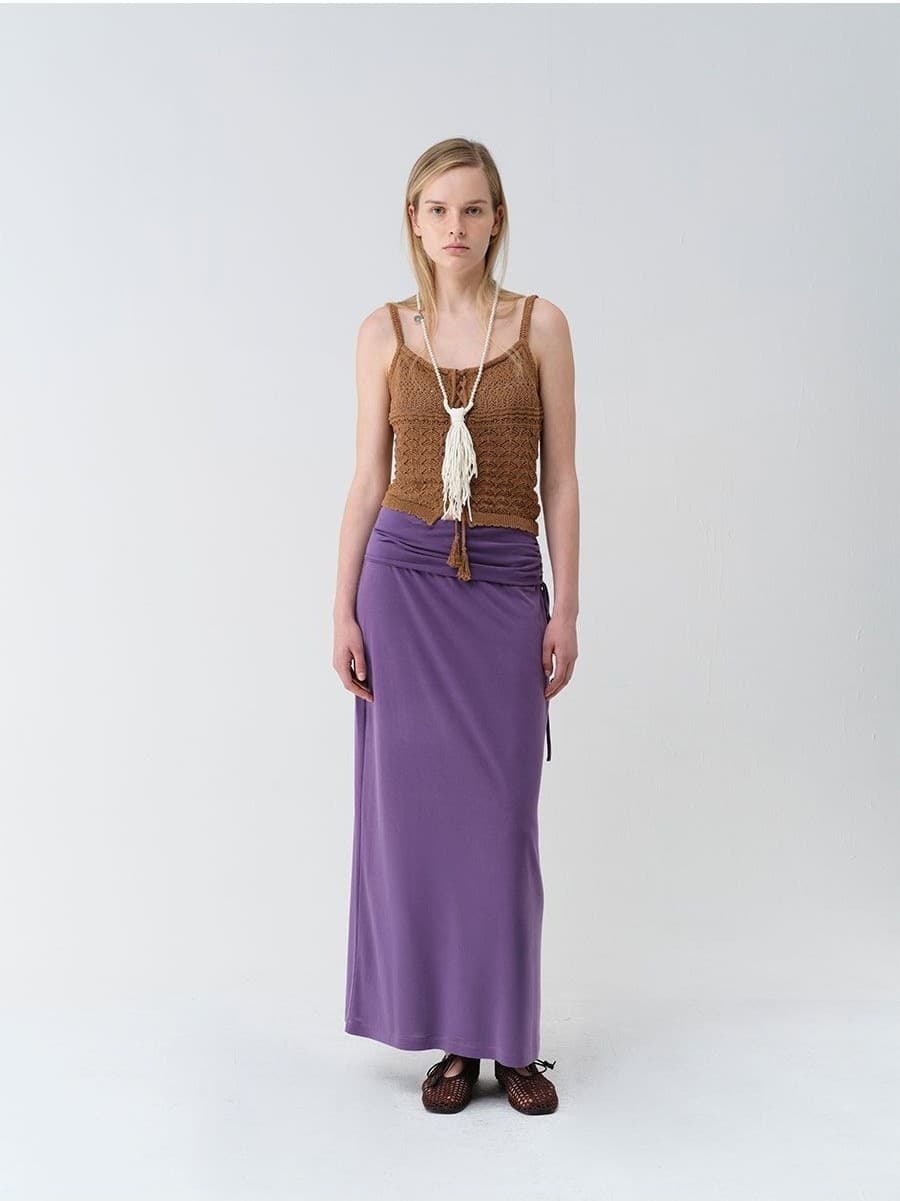 Lace-up Crochet Knit — vue 8