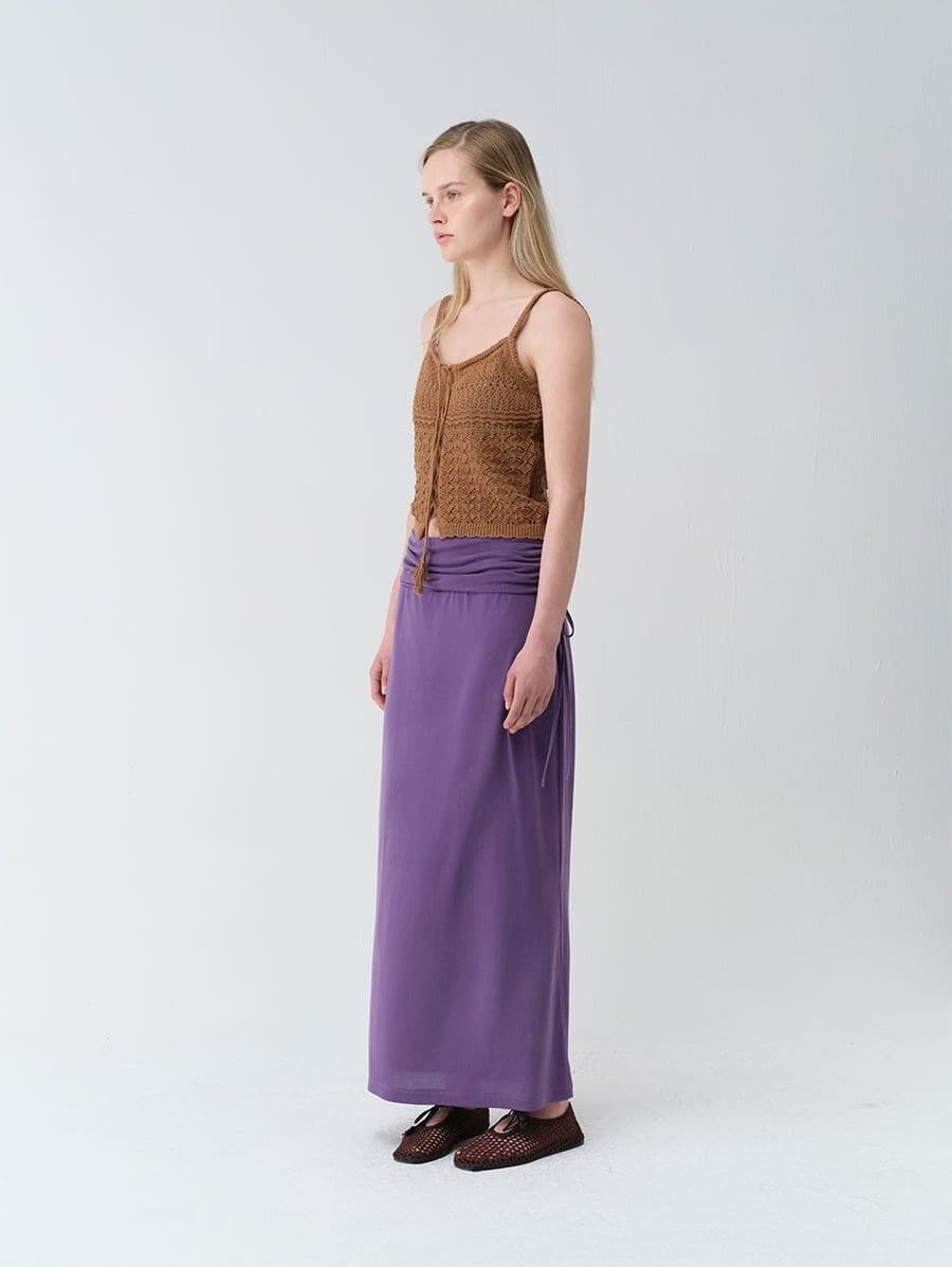 Lace-up Crochet Knit — vue 9