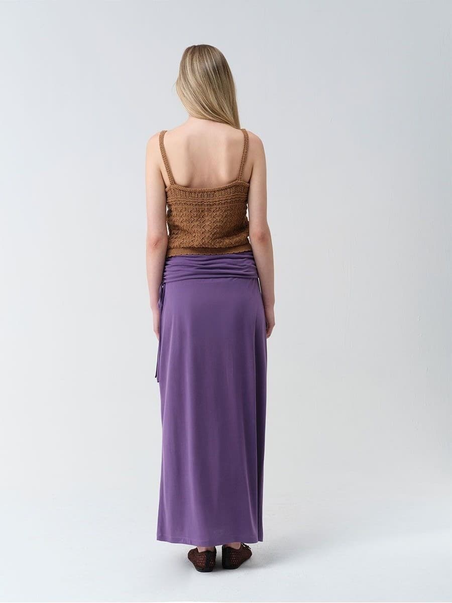 Lace-up Crochet Knit — vue 10