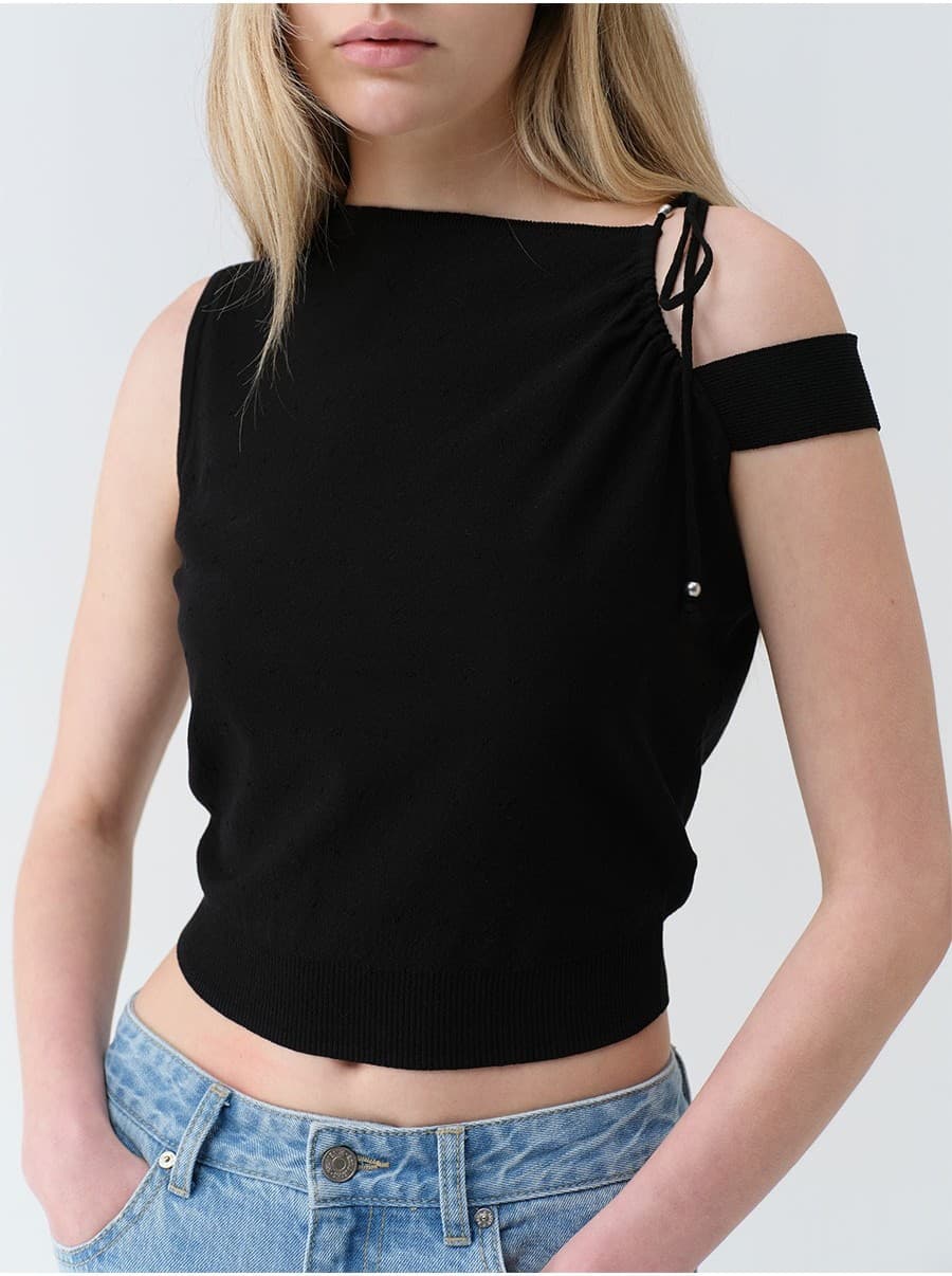 Shoulder Strap Detail Knit — vue 7