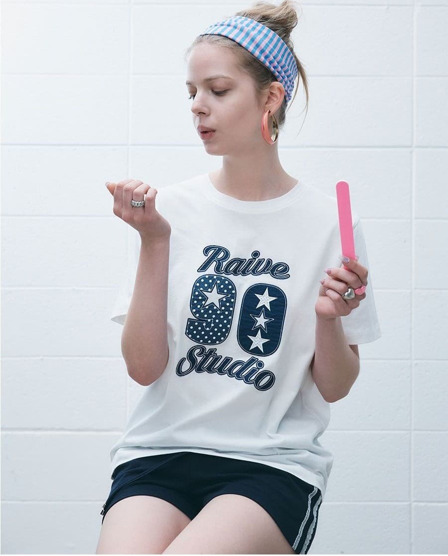 Raive 90 Embroidered T-shirts — vue 8