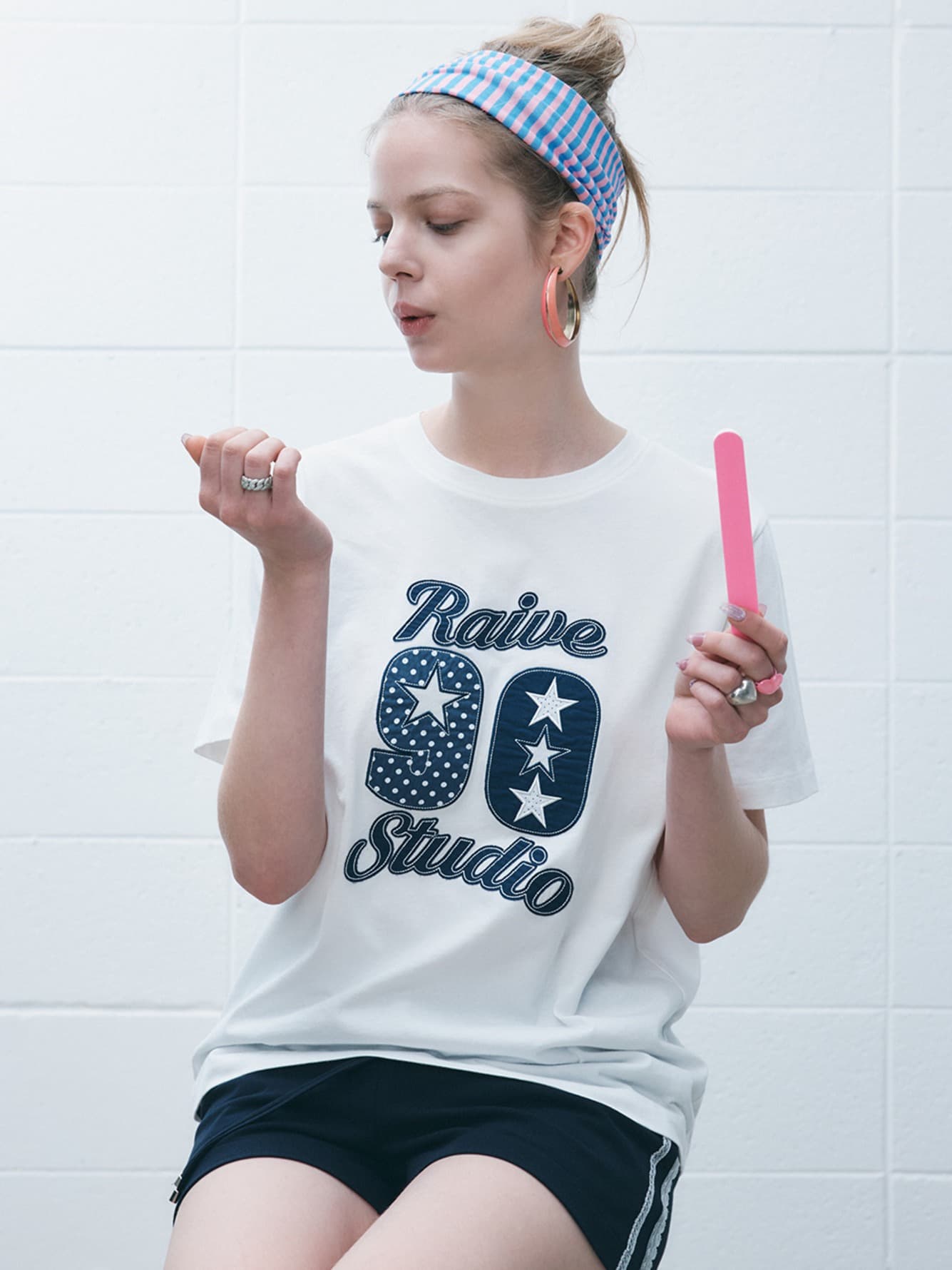 Raive 90 Embroidered T-shirts — vue 1