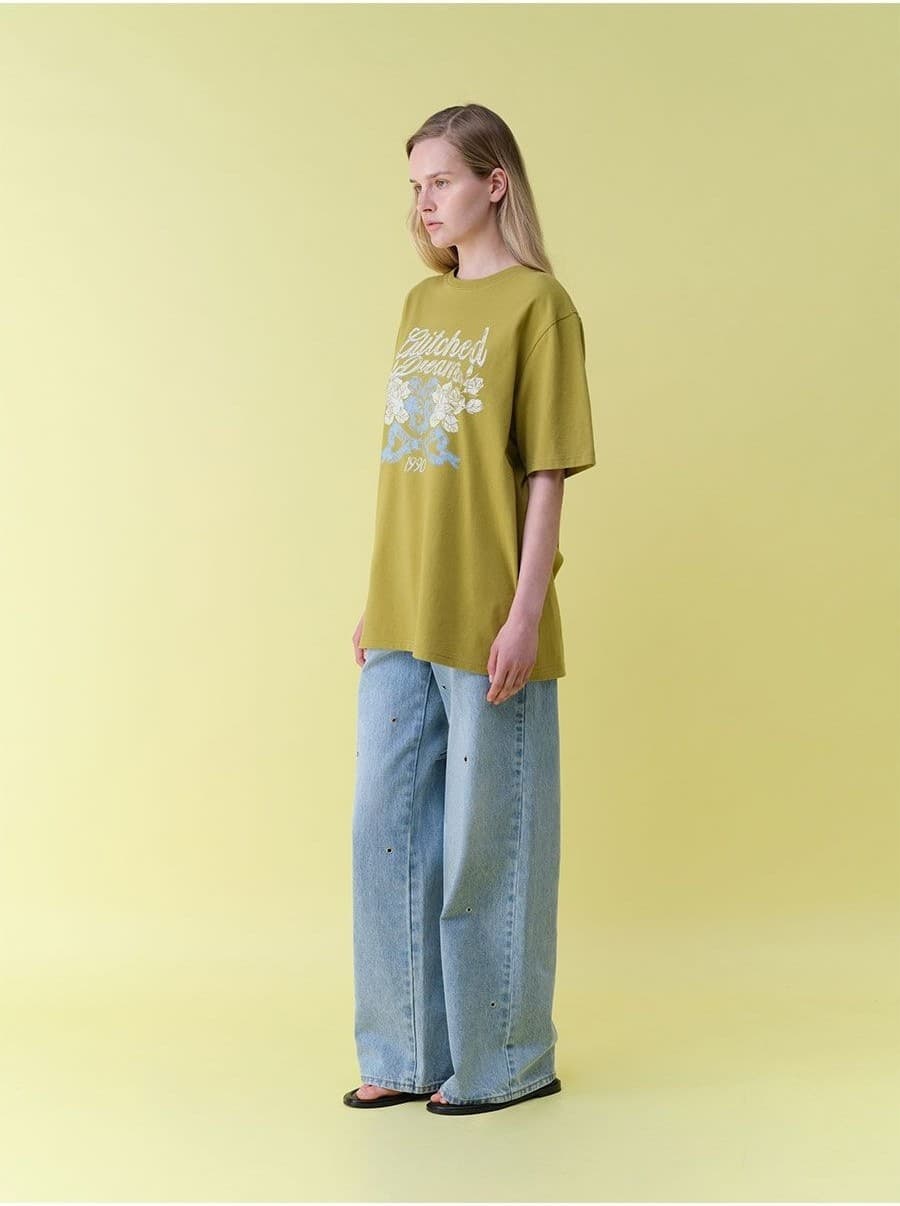 Rose Glitched Dream Graphic T-shirts — vue 6