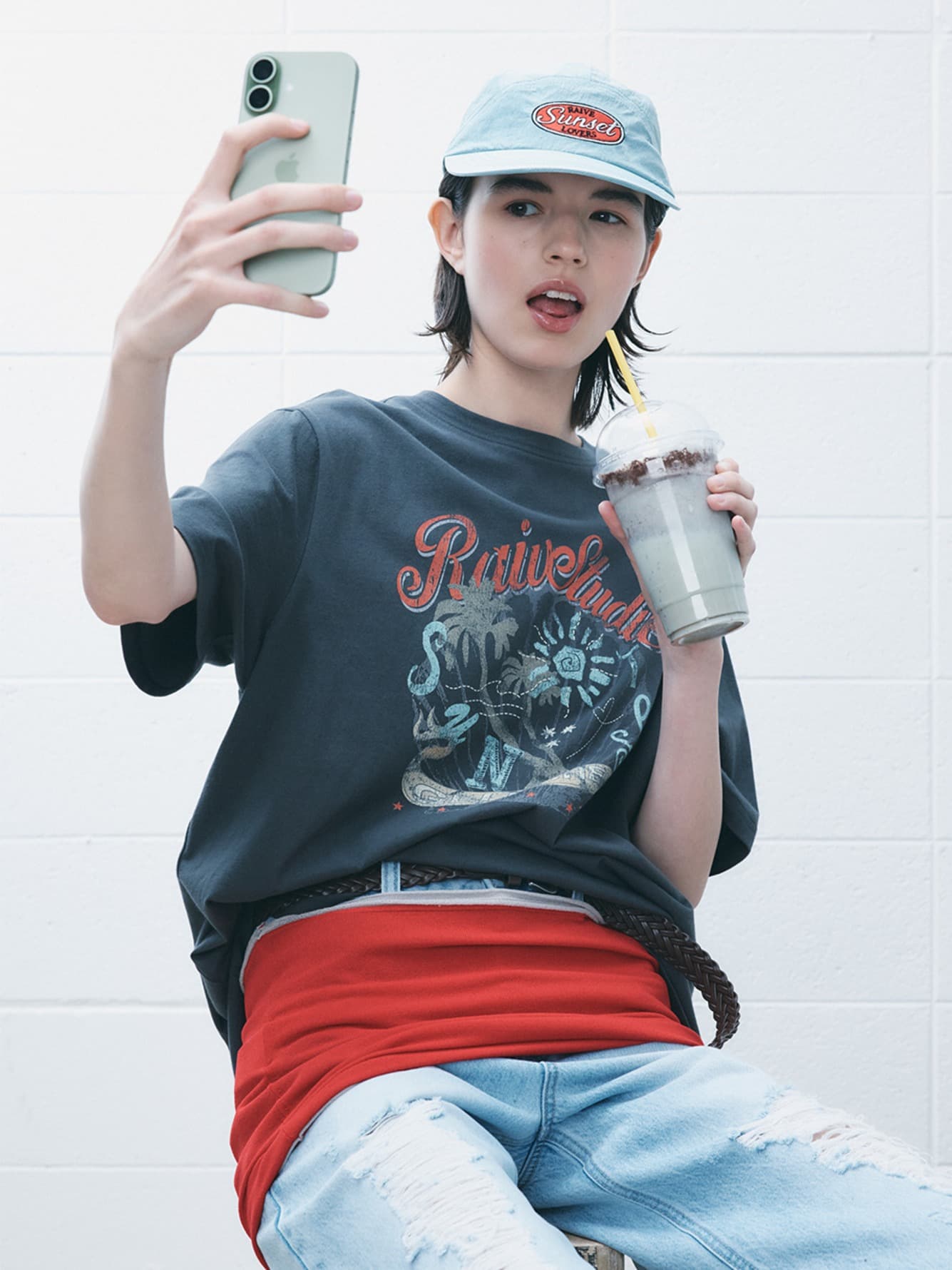 Sunset Graphic T-shirts — vue 1