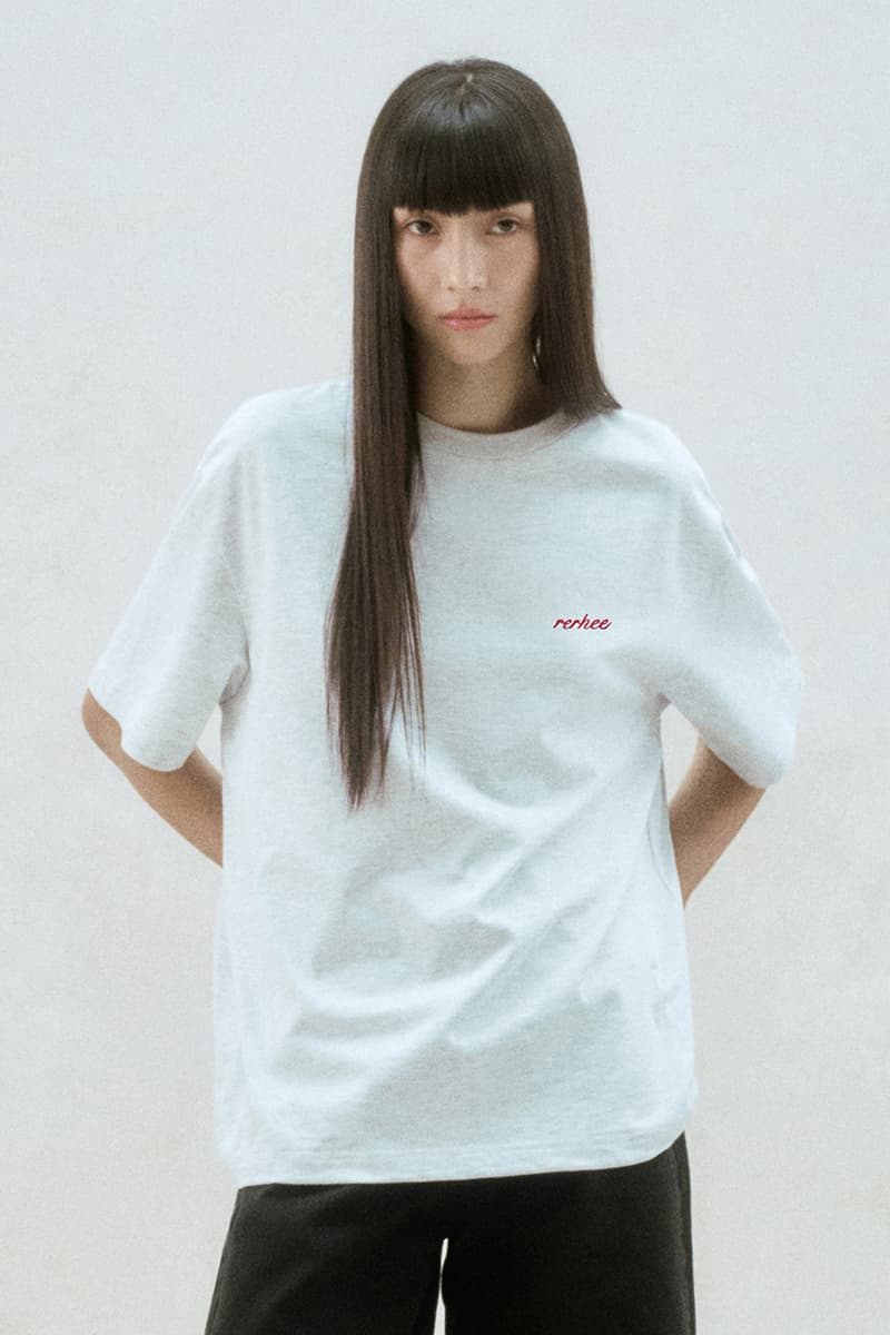 Logo Back Oversized T-Shirt Melange Gray — vue 2