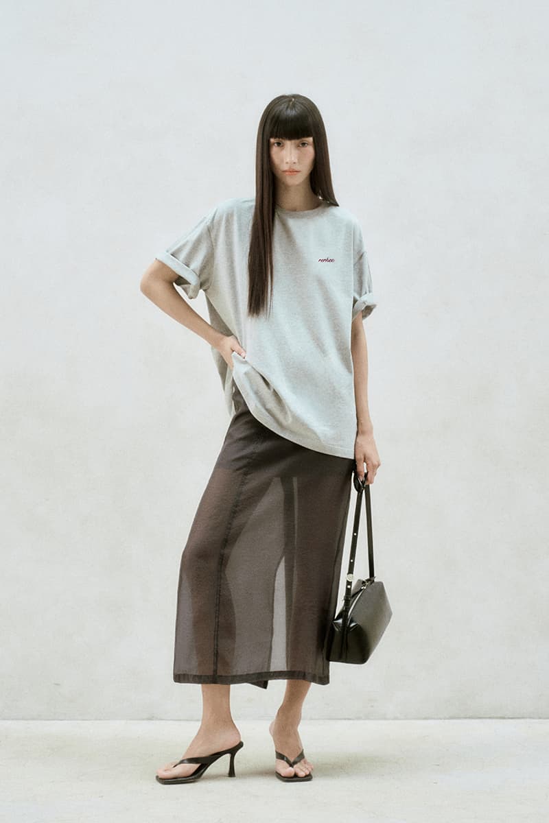 Logo Back Oversized T-Shirt Gray — vue 4